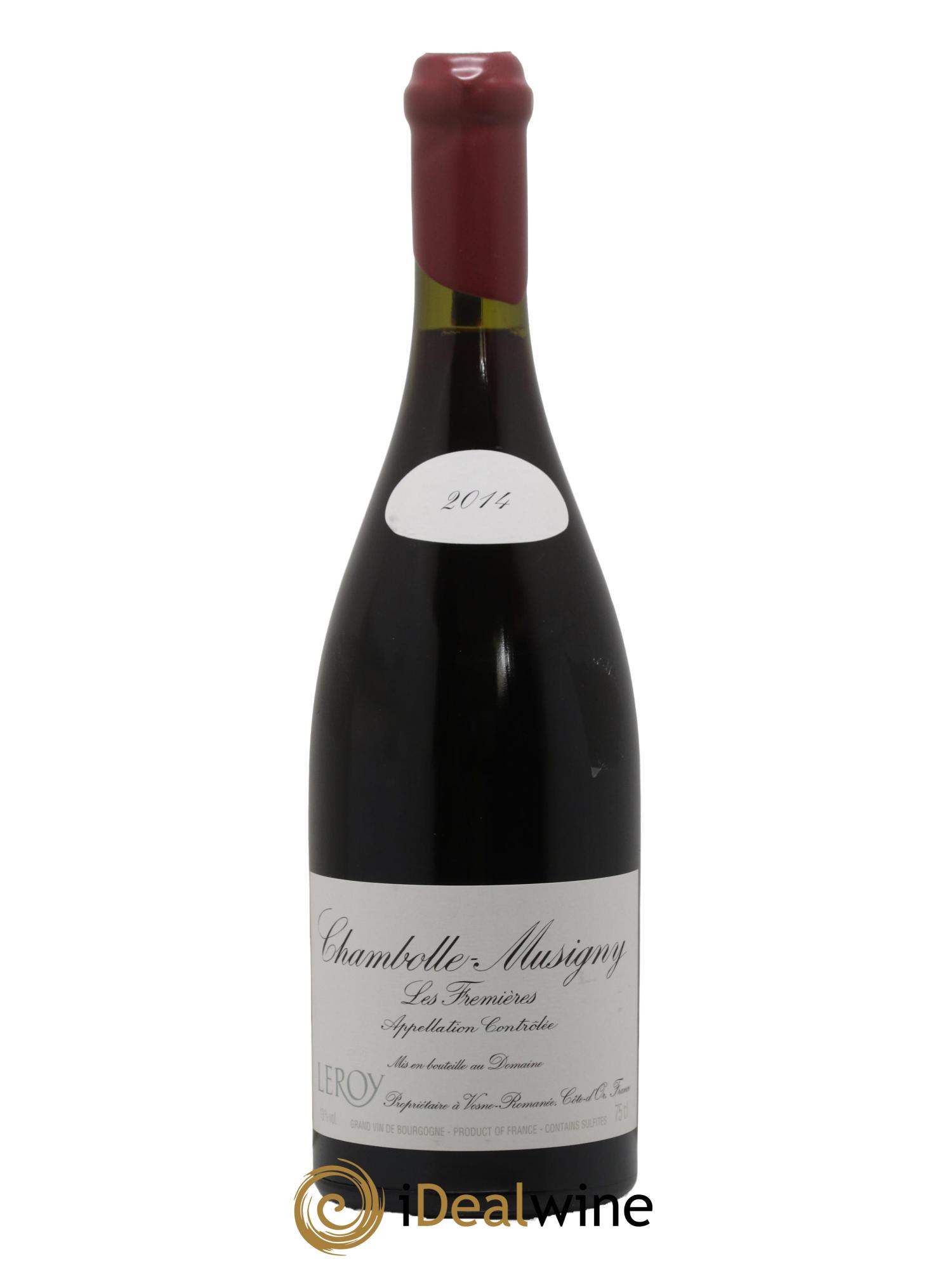 Chambolle-Musigny Les Fremières Leroy (Domaine) 2014 - Lot de 1 bouteille - 0