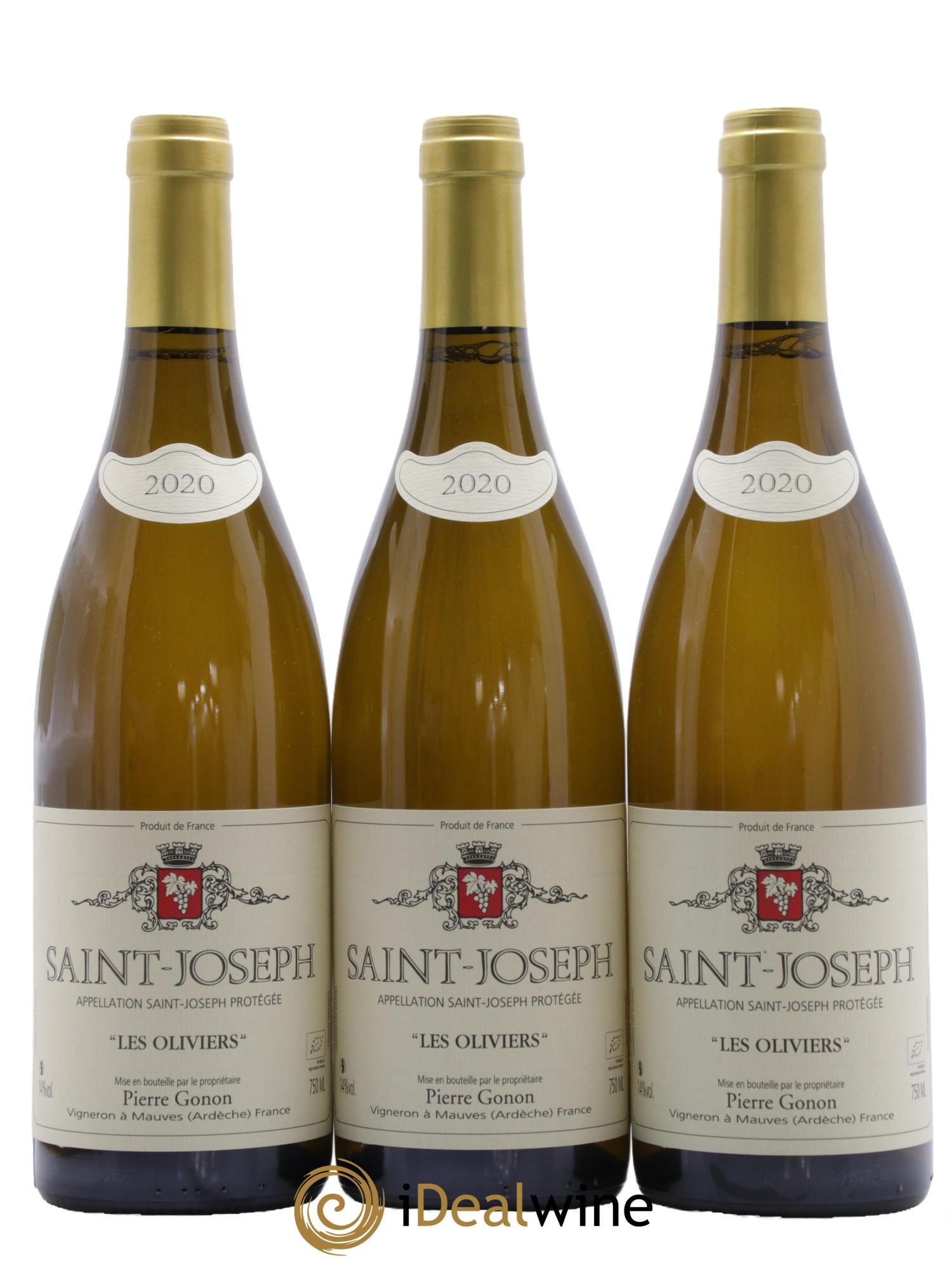 Saint-Joseph Les Oliviers Gonon (Domaine) 2020 - Lot de 3 bouteilles - 0
