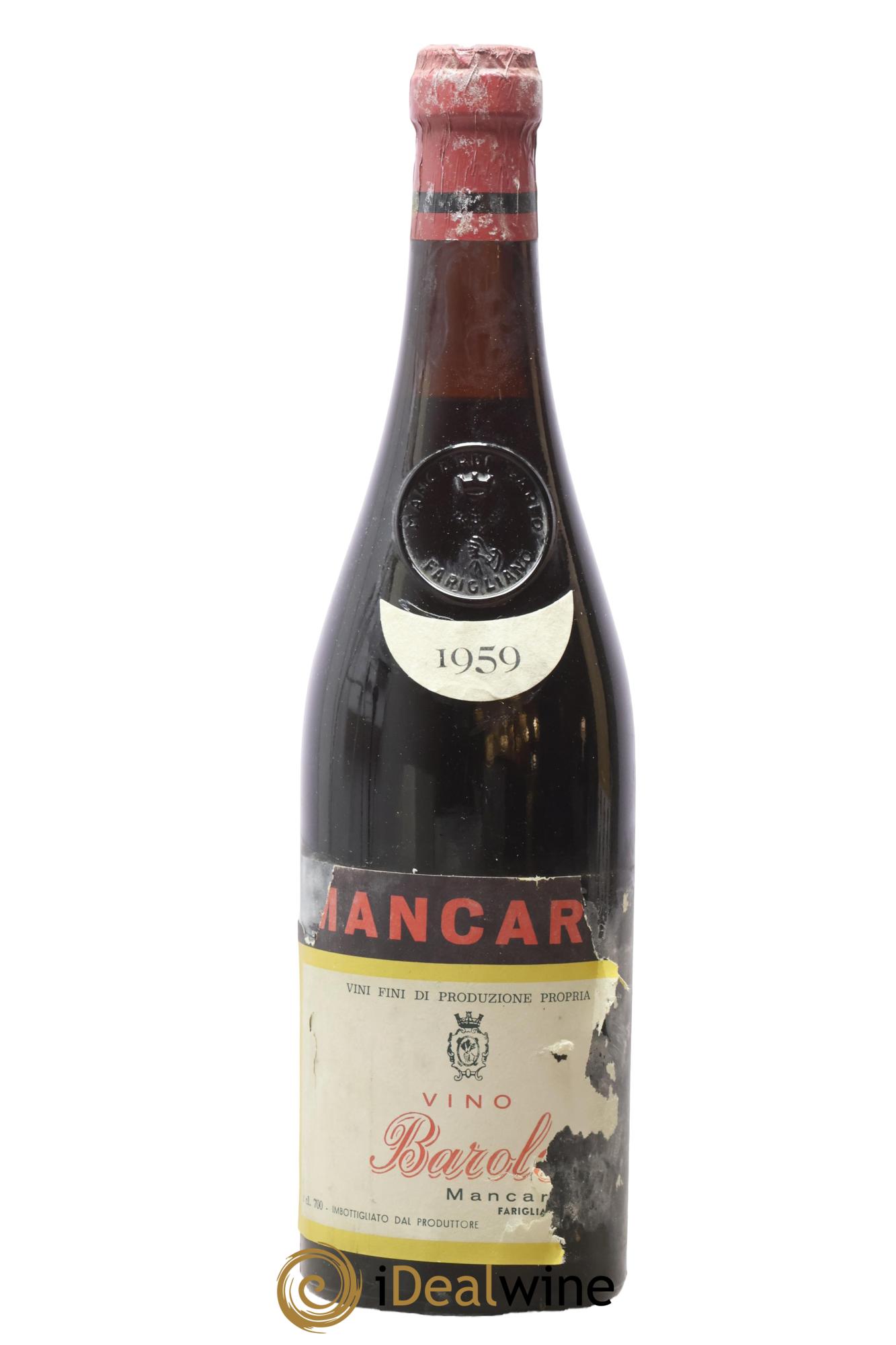 Barolo DOCG Mancardi 1959 - Lot de 1 bouteille - 0