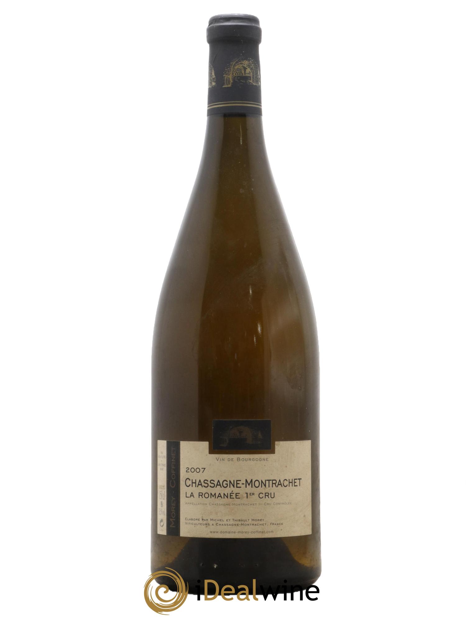 Chassagne-Montrachet 1er Cru La Romanée Morey-Coffinet (Domaine) 2007 - Lot de 1 magnum - 0