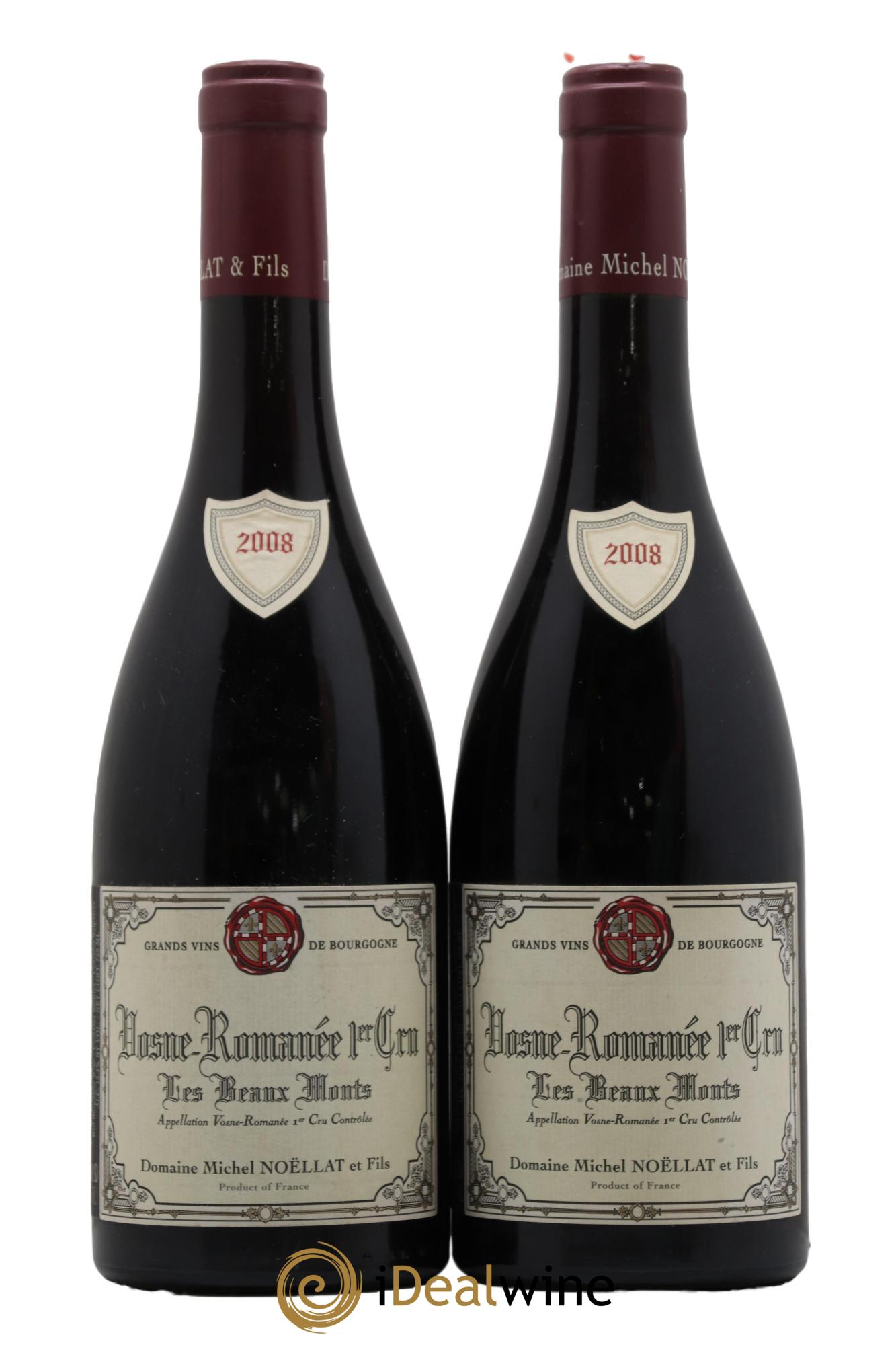 Vosne-Romanée 1er Cru Les Beaux Monts Michel Noëllat et Fils (Domaine) 2008 - Lot de 2 bouteilles - 0