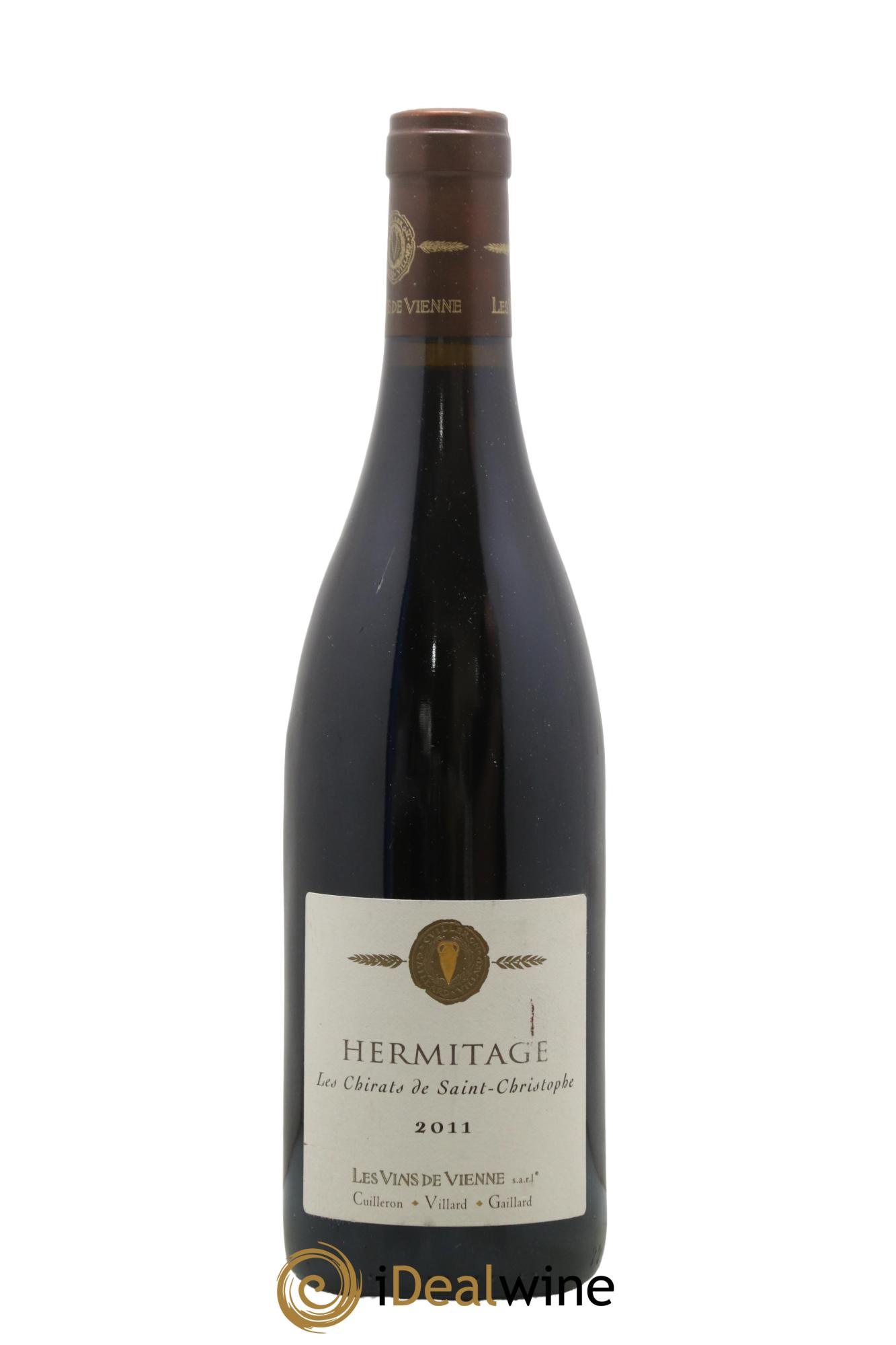 Hermitage Les Chirats de Saint Christophe Les Vins de Vienne 2011 - Lot de 1 bouteille - 0