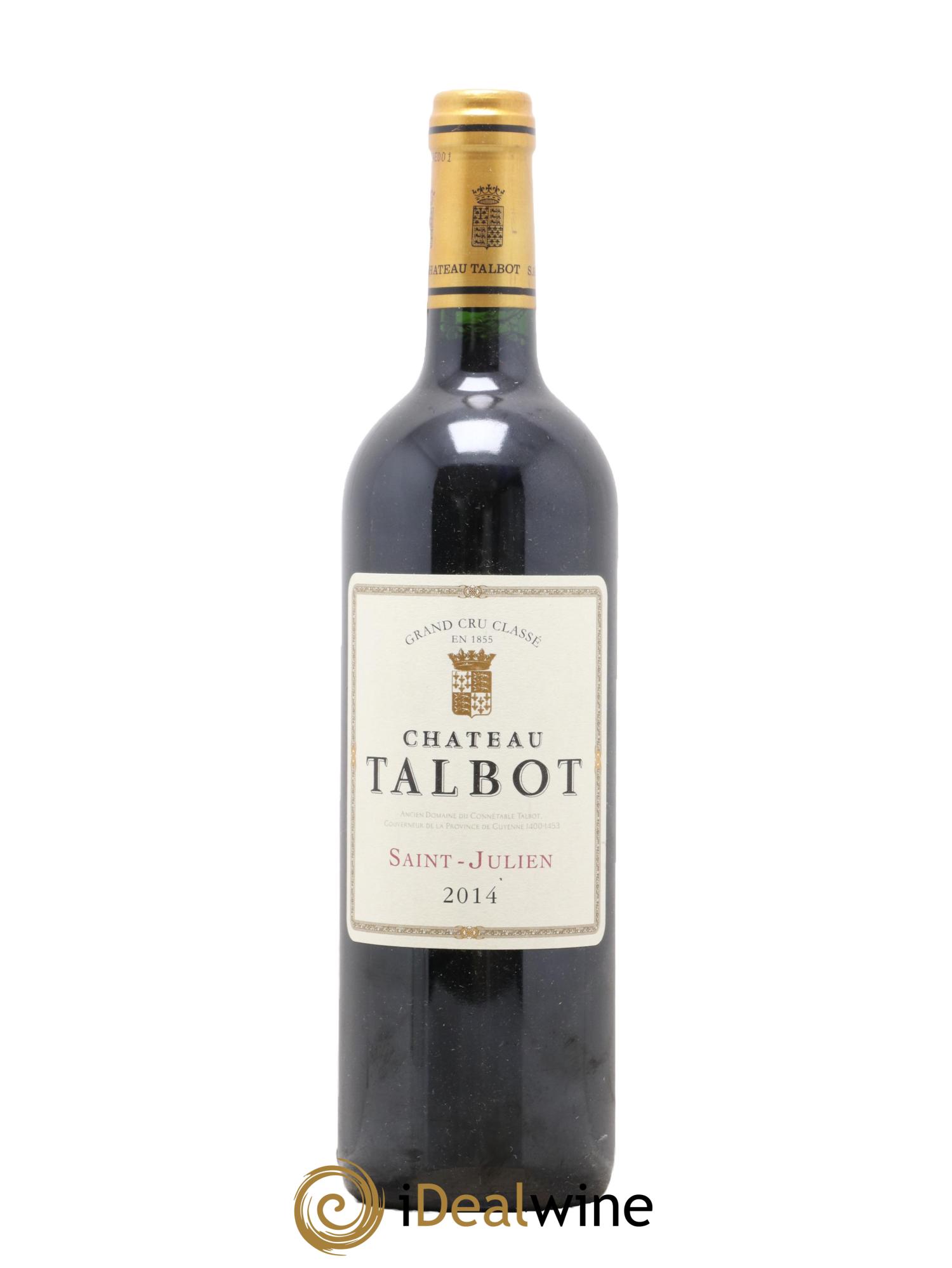Château Talbot 4ème Grand Cru Classé 2014 - Lot de 1 bouteille - 0