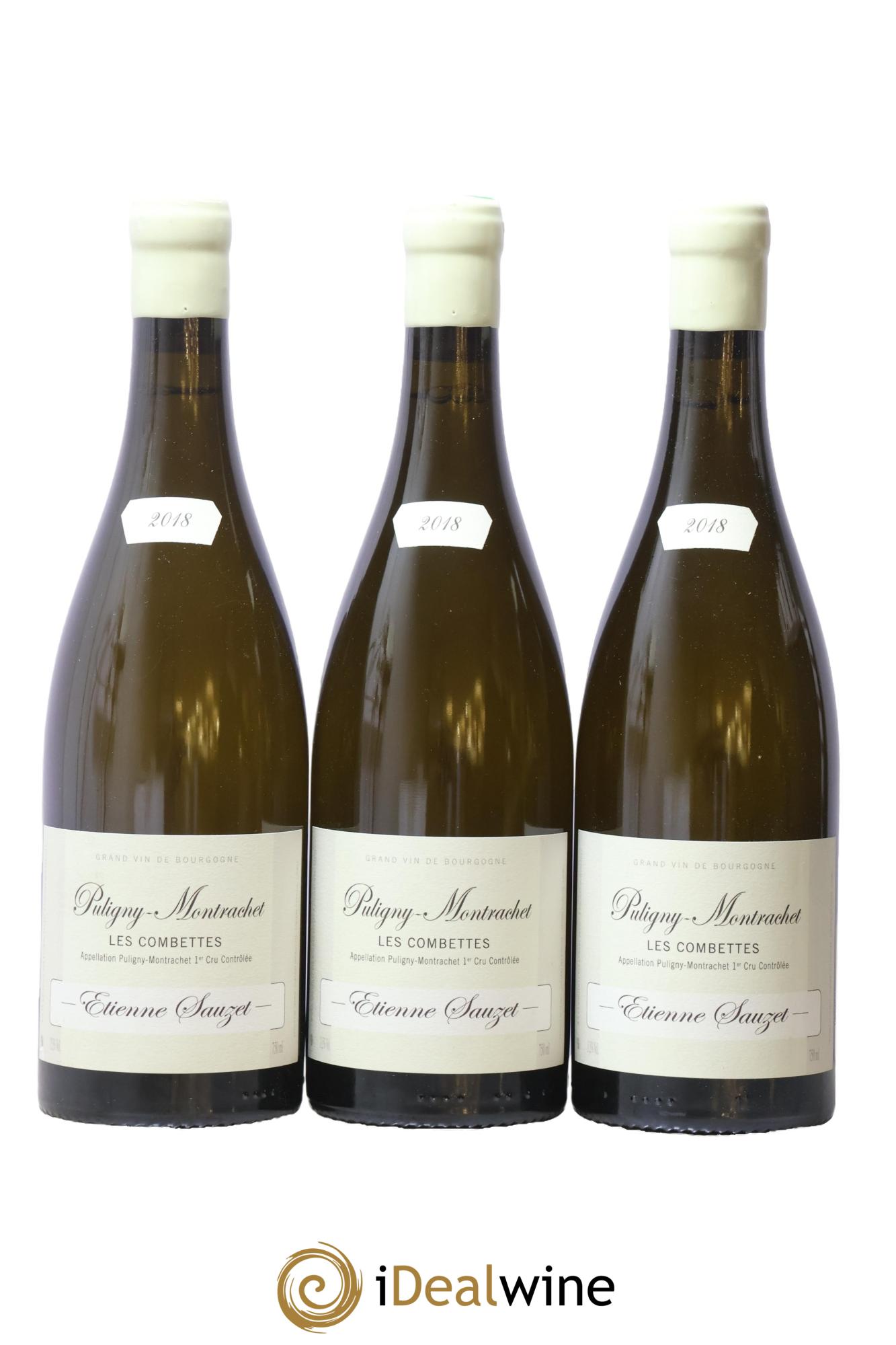 Puligny-Montrachet 1er Cru Les Combettes Etienne Sauzet 2018 - Lot de 3 bouteilles - 0