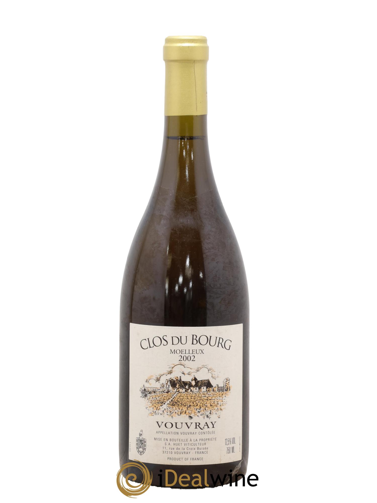 Vouvray Clos du Bourg Moelleux Domaine Huet 2002 - Lotto di 1 bottiglia - 0