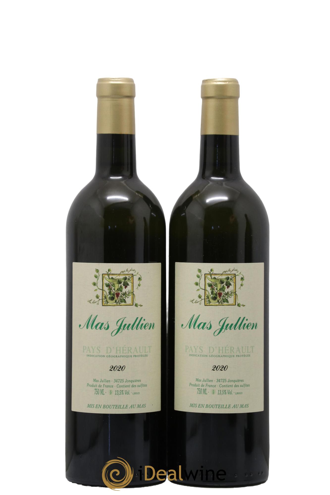 Pays d'Hérault Mas Jullien Olivier Jullien 2020 - Lot de 2 bouteilles - 0