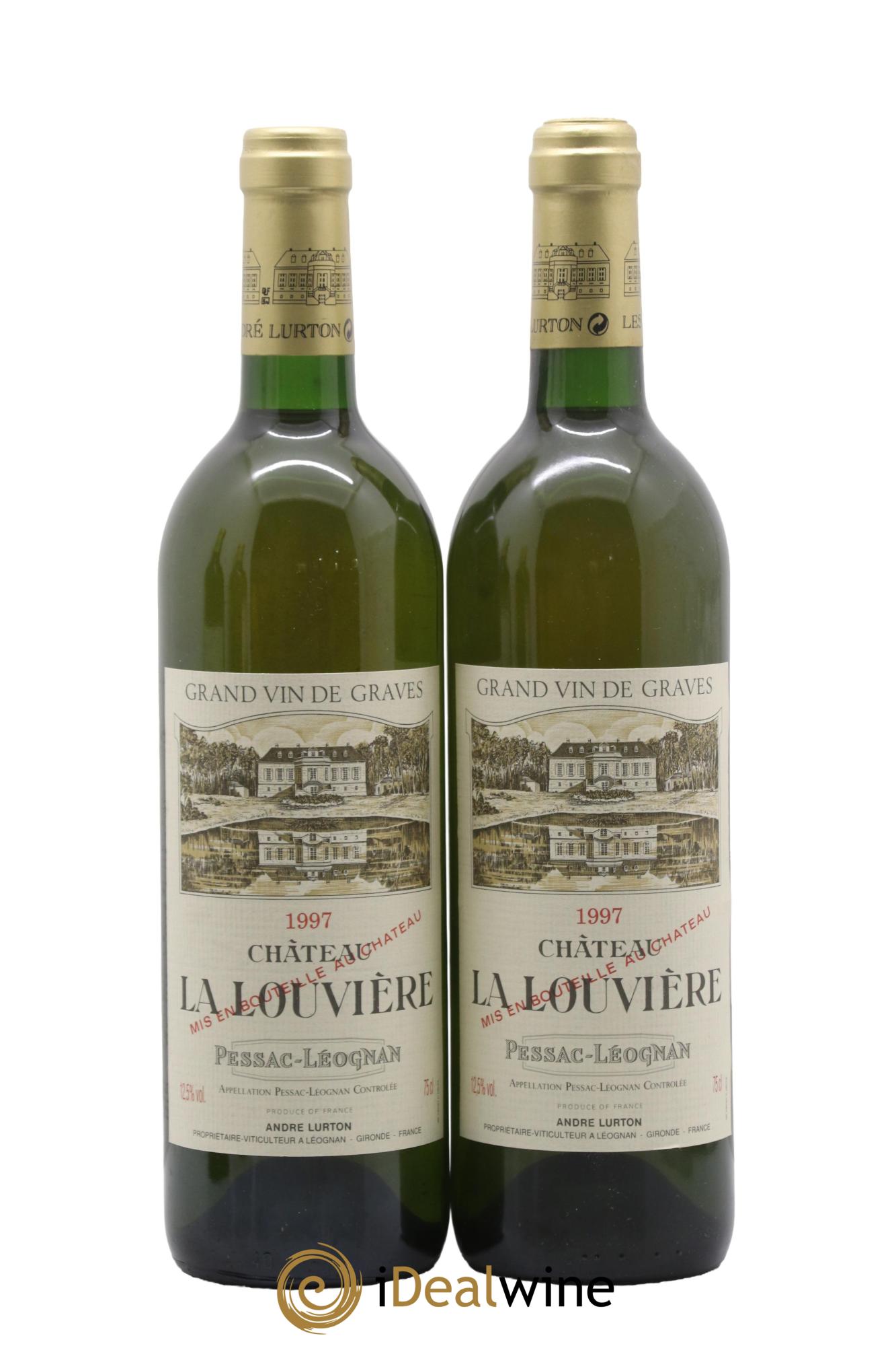 Château la Louvière 1997 - Lot de 2 bouteilles - 0