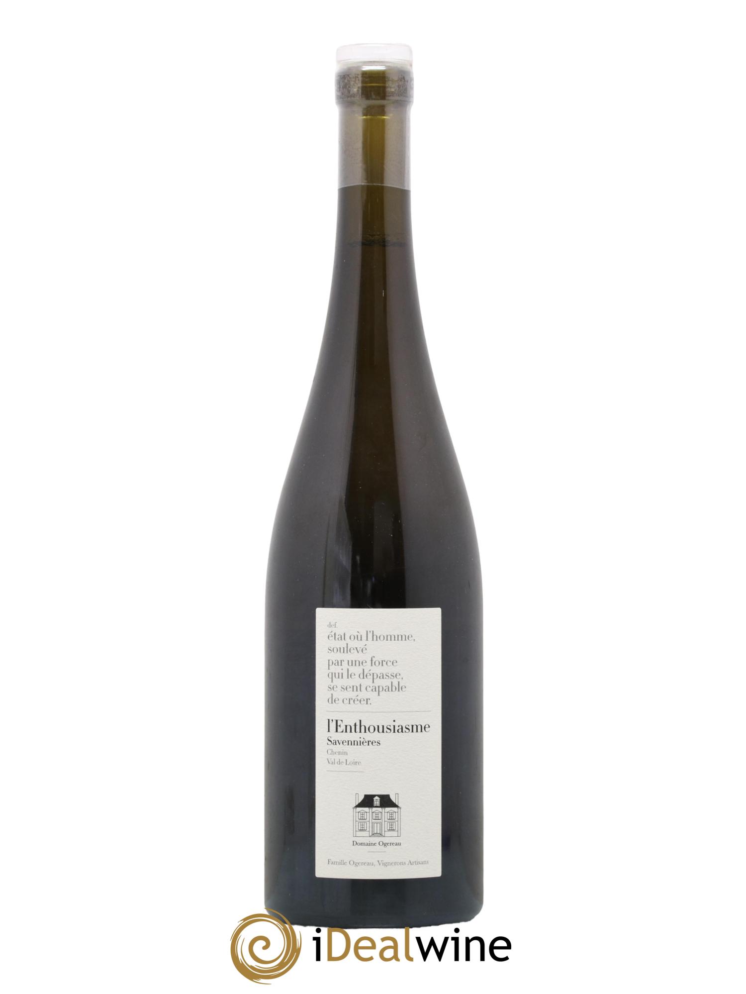 Savennières L'Enthousiasme Domaine Ogereau 2020 - Lot de 1 bouteille - 0