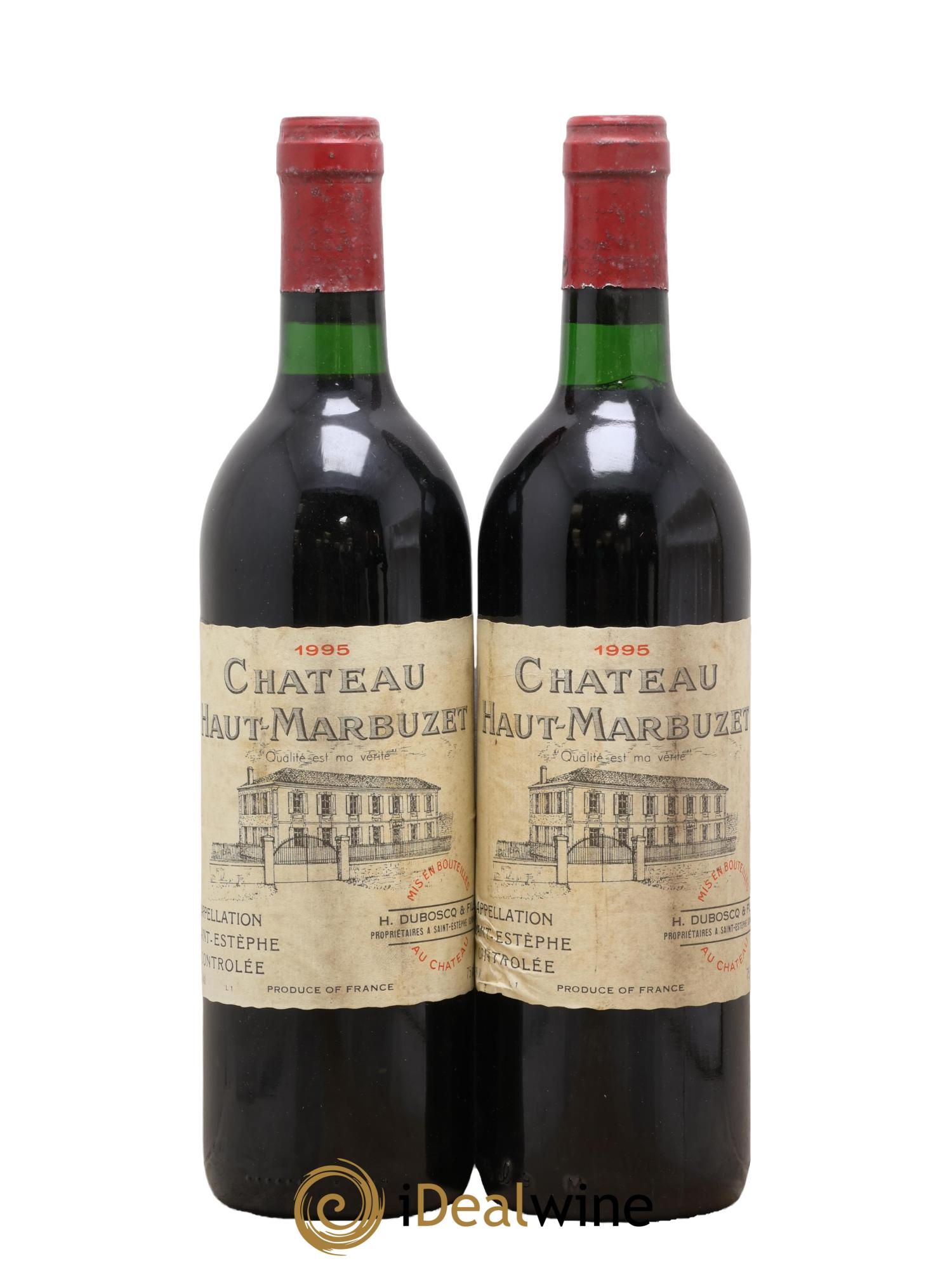 Château Haut Marbuzet 1995 - Posten von 2 Flaschen - 0