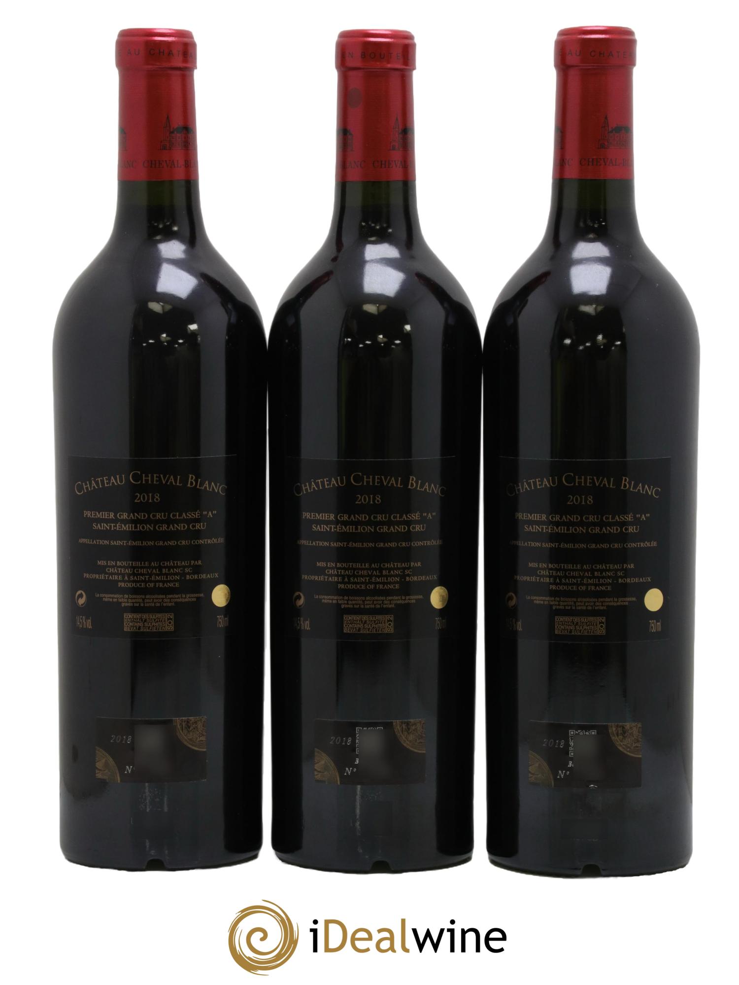 Château Cheval Blanc 1er Grand Cru Classé A 2018 - Lot of 6 bottles - 4