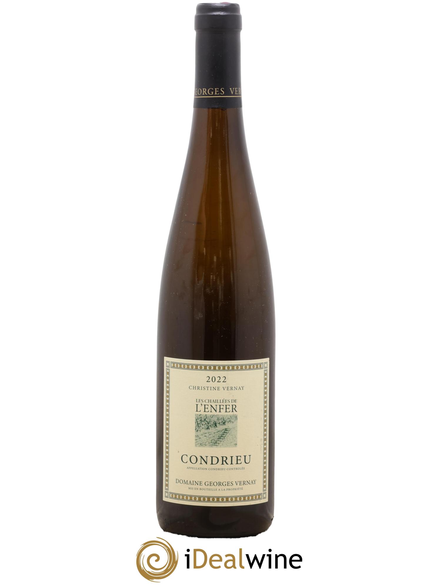 Condrieu Les Chaillées de l'Enfer Georges Vernay L'Enfer Christine Vernay 2022 - Posten von 1 Flasche - 0