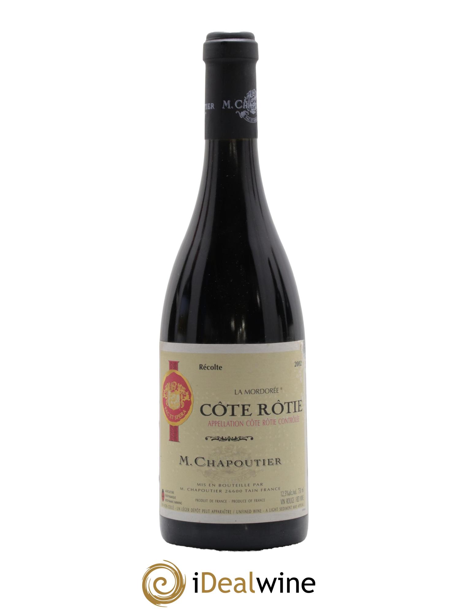 Côte-Rôtie La Mordorée Chapoutier 2002 - Lotto di 1 bottiglia - 0
