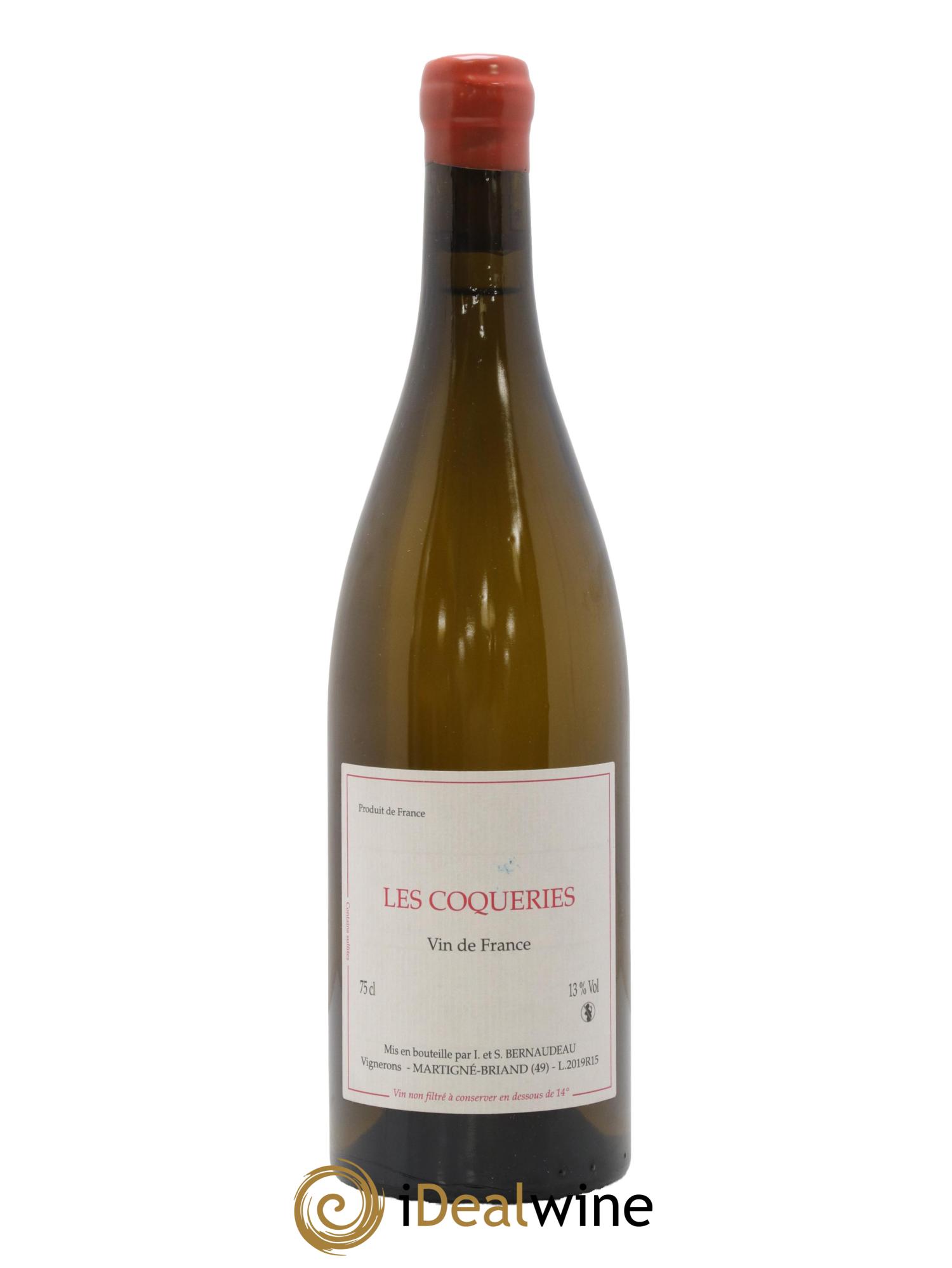 Vin de France Les Coqueries Stéphane Bernaudeau (Domaine) 2019 - Lot de 1 bouteille - 0