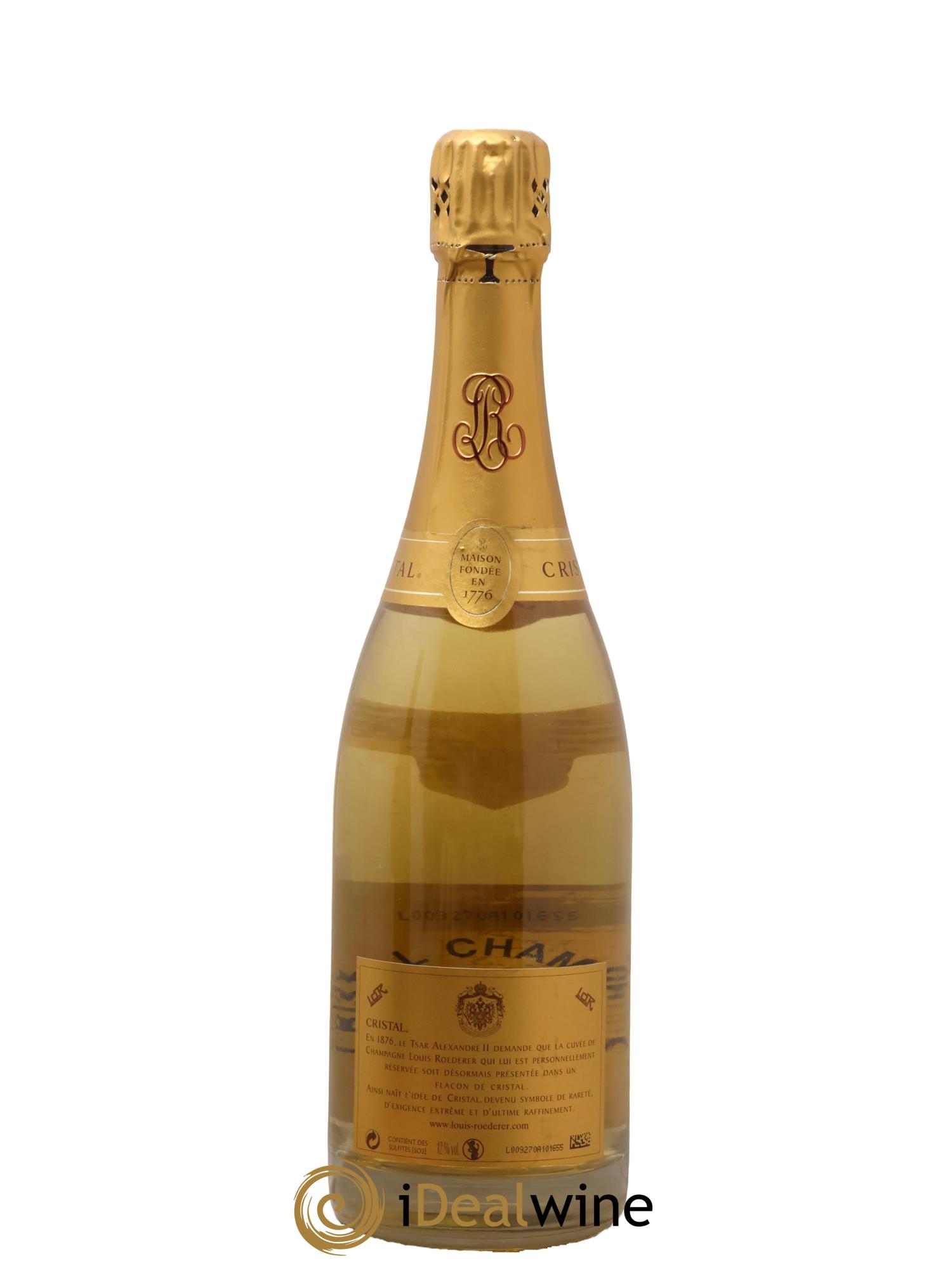 Cristal Louis Roederer 2005 - Posten von 1 Flasche - 2
