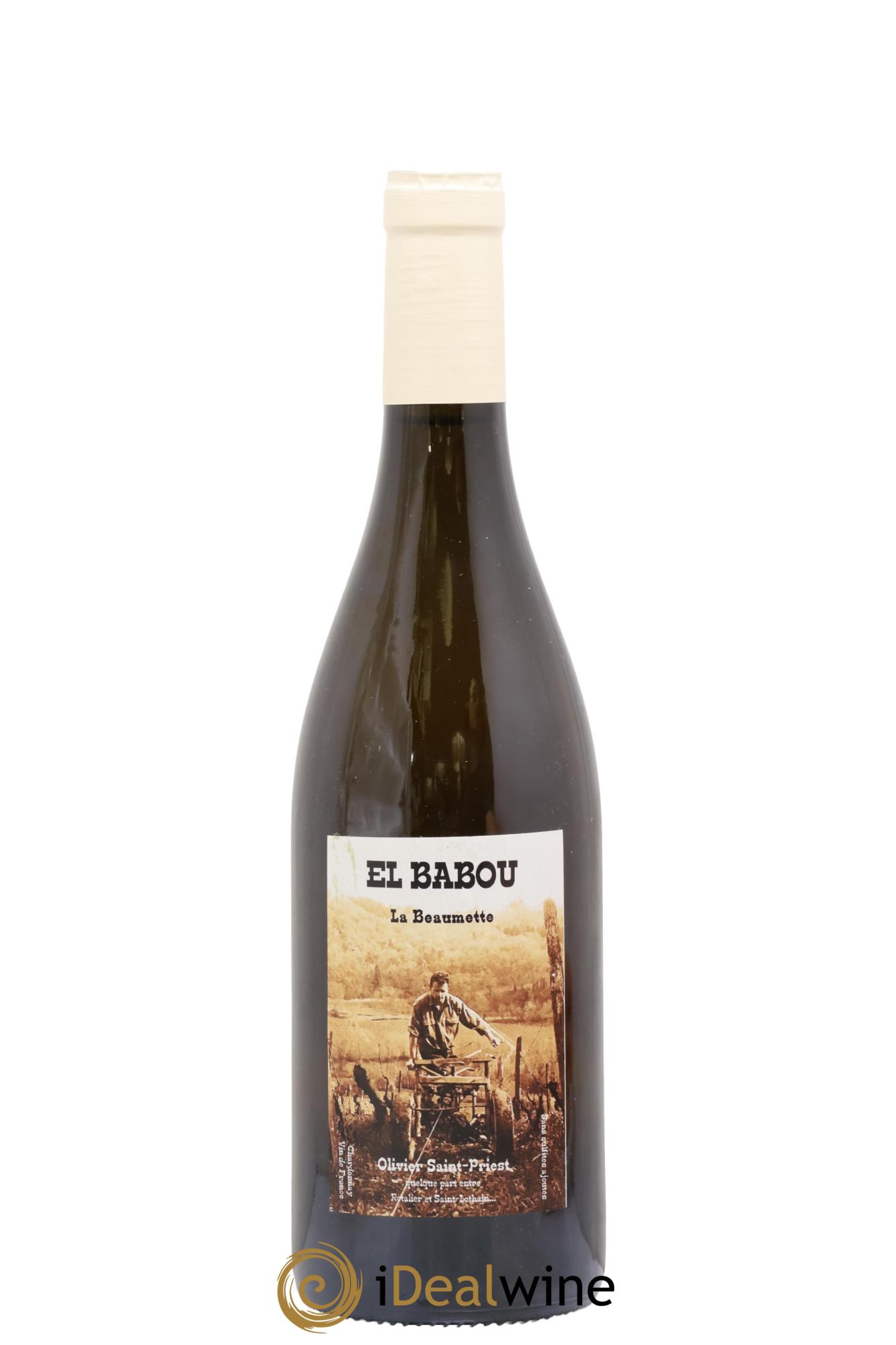 Vin de France Chardonnay La Beaumette El Babou (Olivier Saint-Priest) - Lot de 1 bouteille - 0