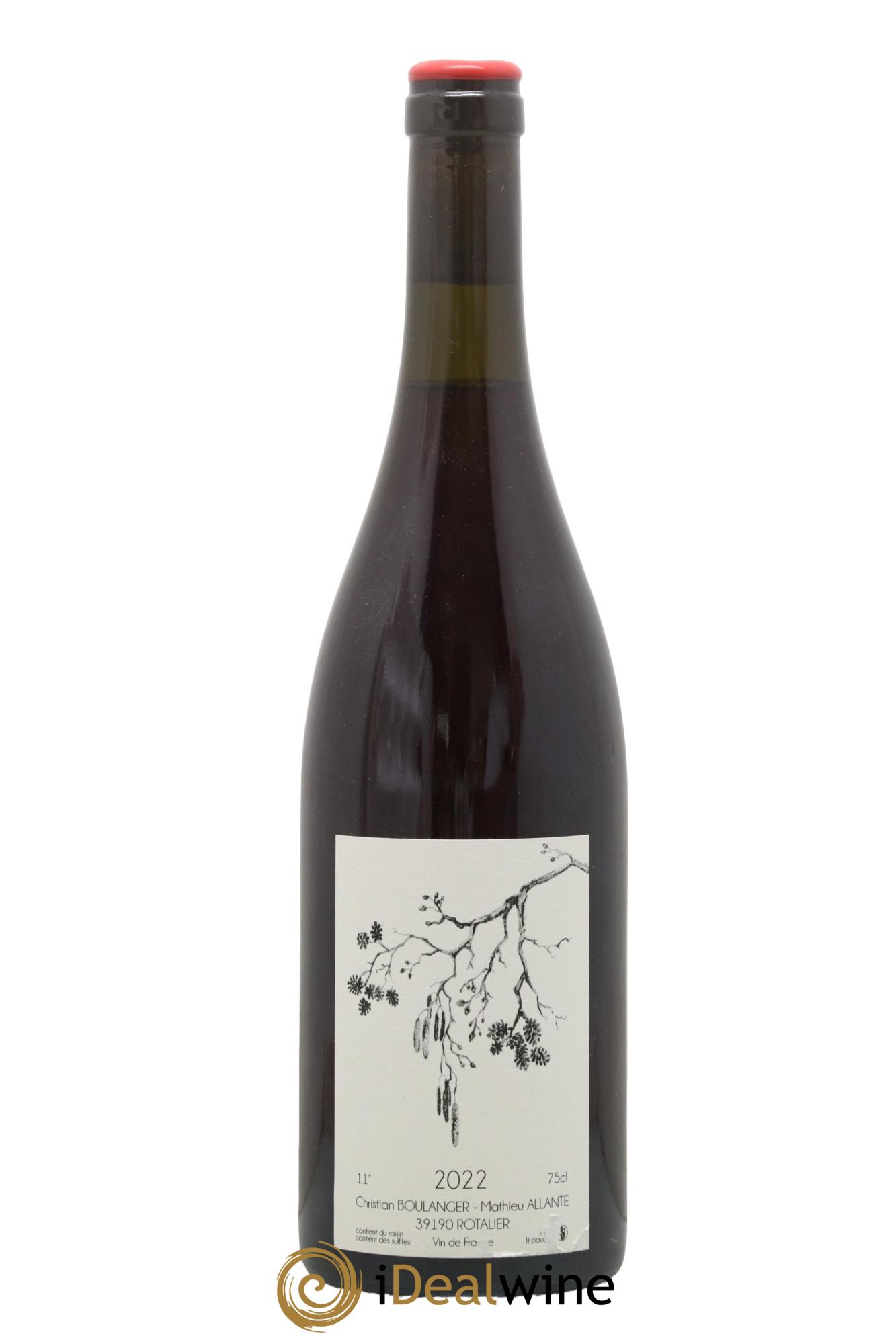 Vin de France Allante Boulanger 2022 - Lot de 1 bouteille - 0