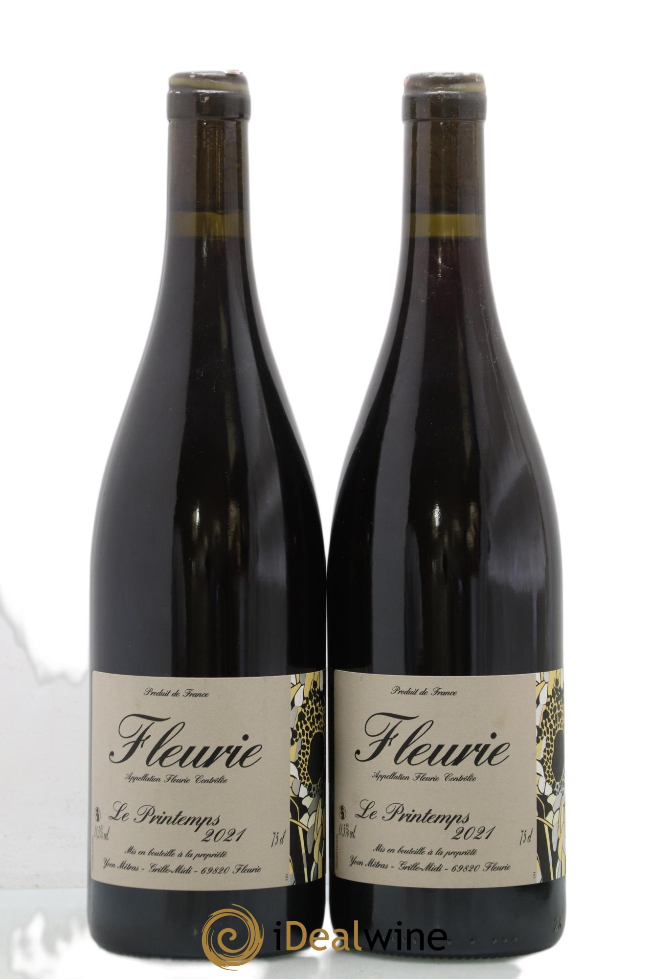 Fleurie Le Printemps Yvon Métras 2021 - Lot de 2 bouteilles - 0