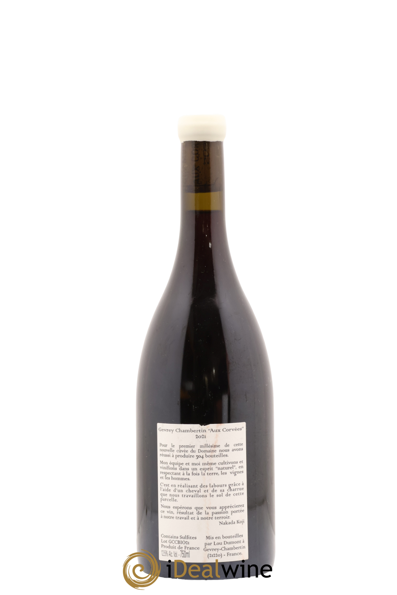 Gevrey-Chambertin Aux Corvées Koji Et Jae Hwa 2021 - Lot de 1 bouteille - 1