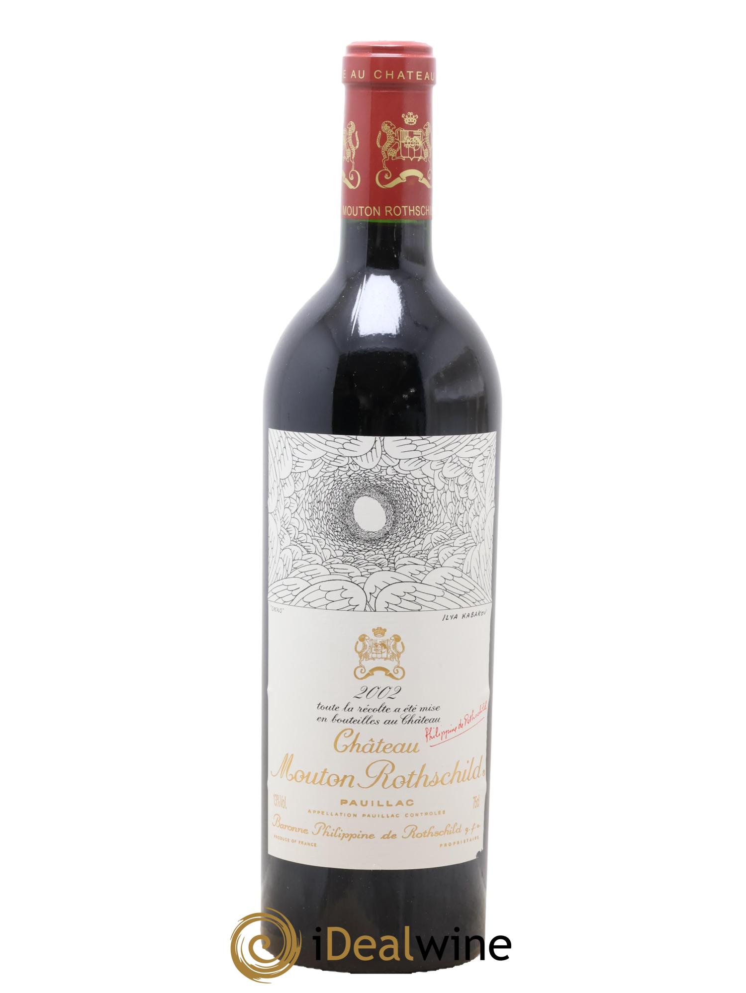 Château Mouton Rothschild 1er Grand Cru Classé 2002 - Lot of 1 bottle - 0