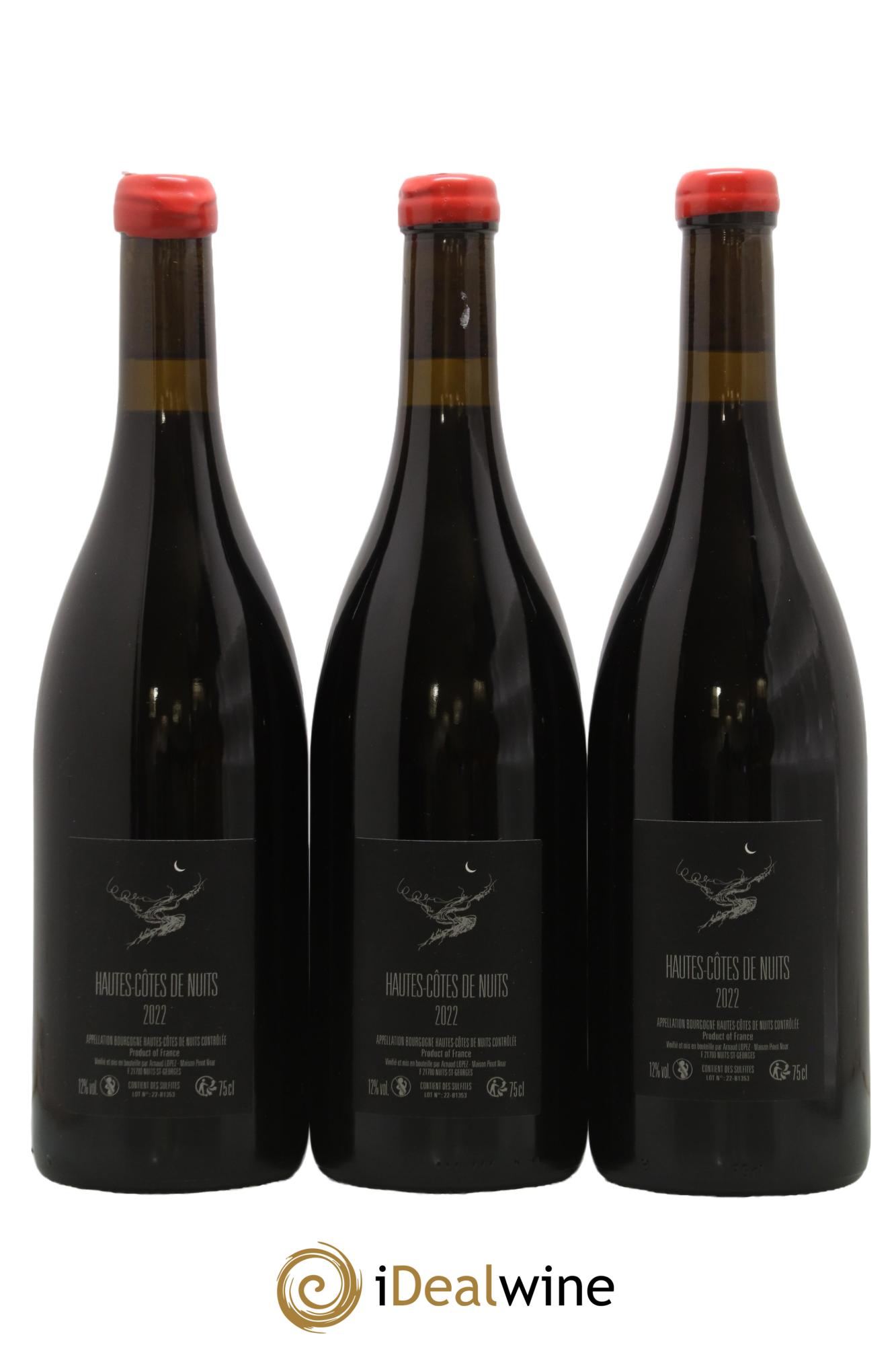 Hautes-Côtes de Nuits Chevrey Arnaud Lopez 2022 - Lot of 3 bottles - 1