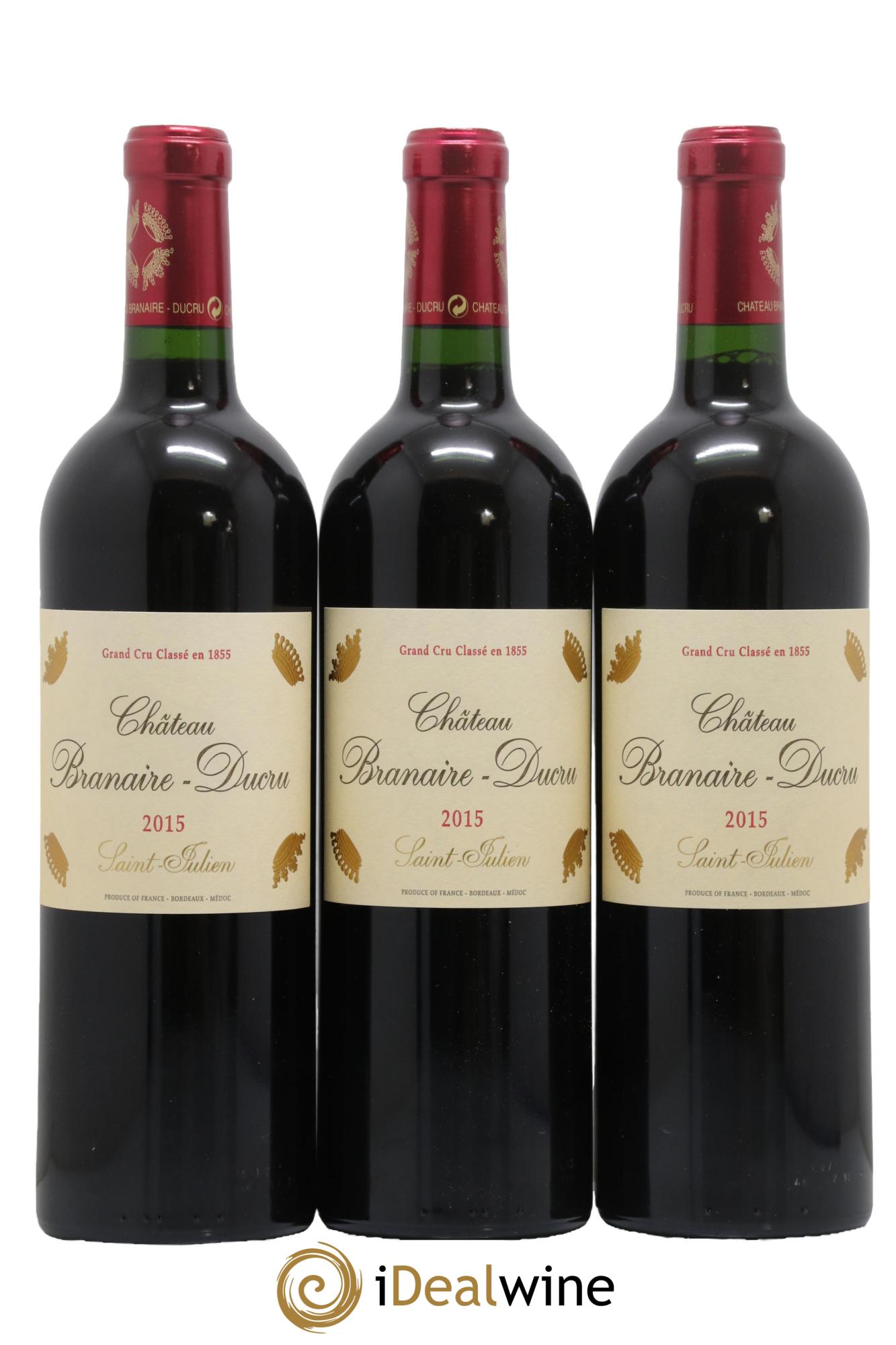 Château Branaire Ducru 4ème Grand Cru Classé 2015 - Lot de 6 bouteilles - 2
