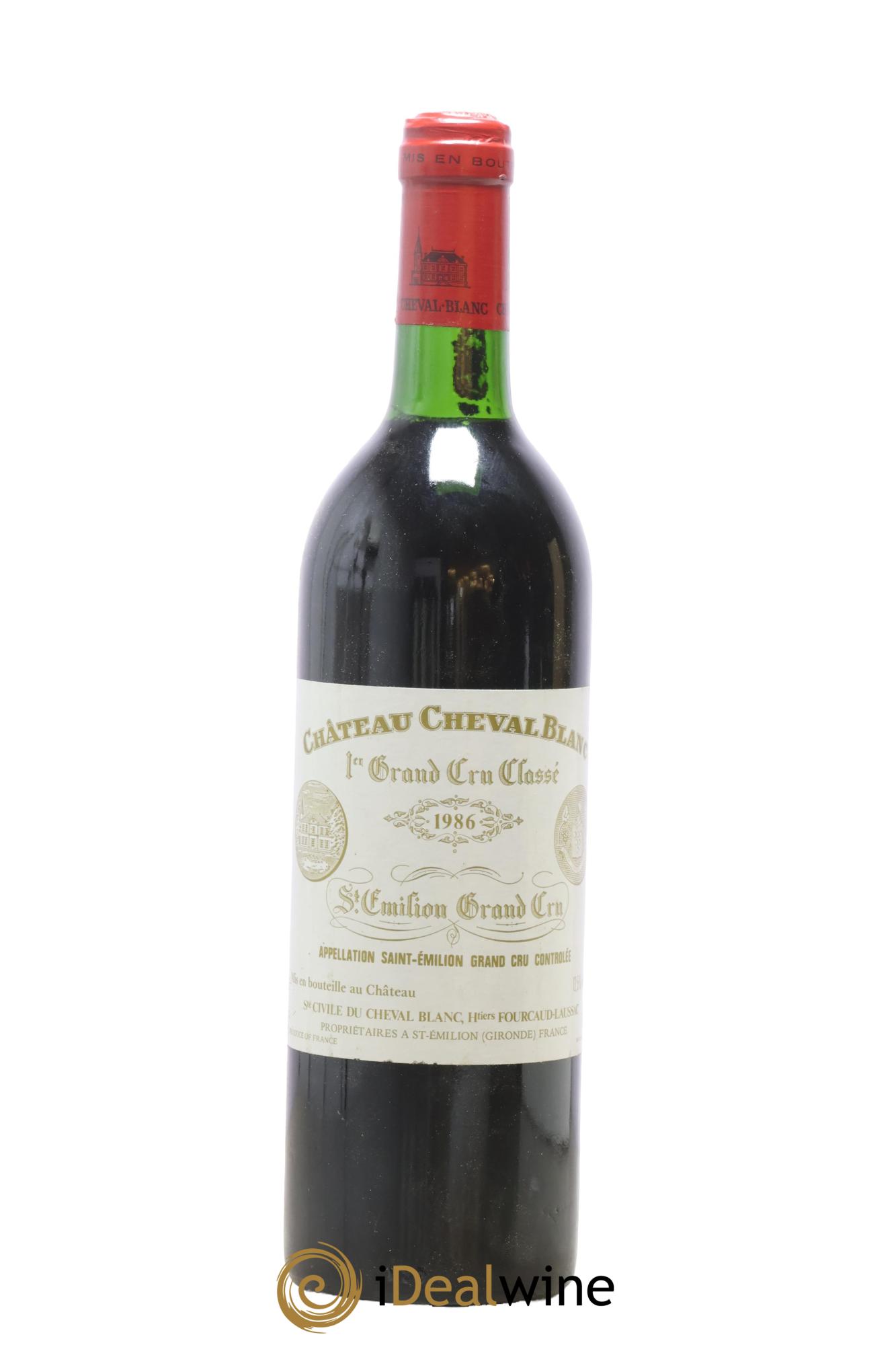 Château Cheval Blanc 1er Grand Cru Classé A 1986 - Lot of 1 bottle - 0