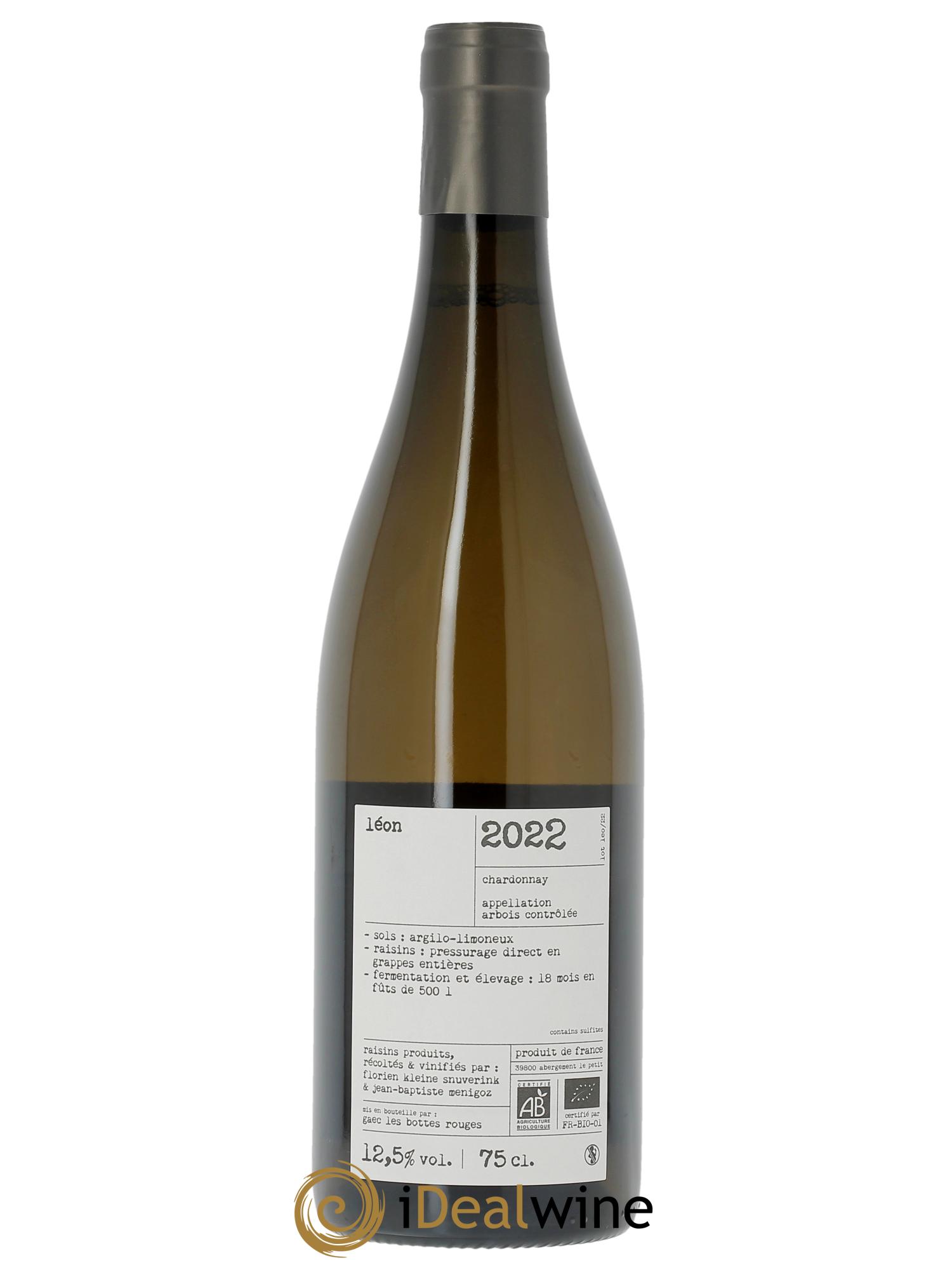 Arbois Chardonnay Léon Les Bottes Rouges  2022 - Lotto di 1 bottiglia - 1