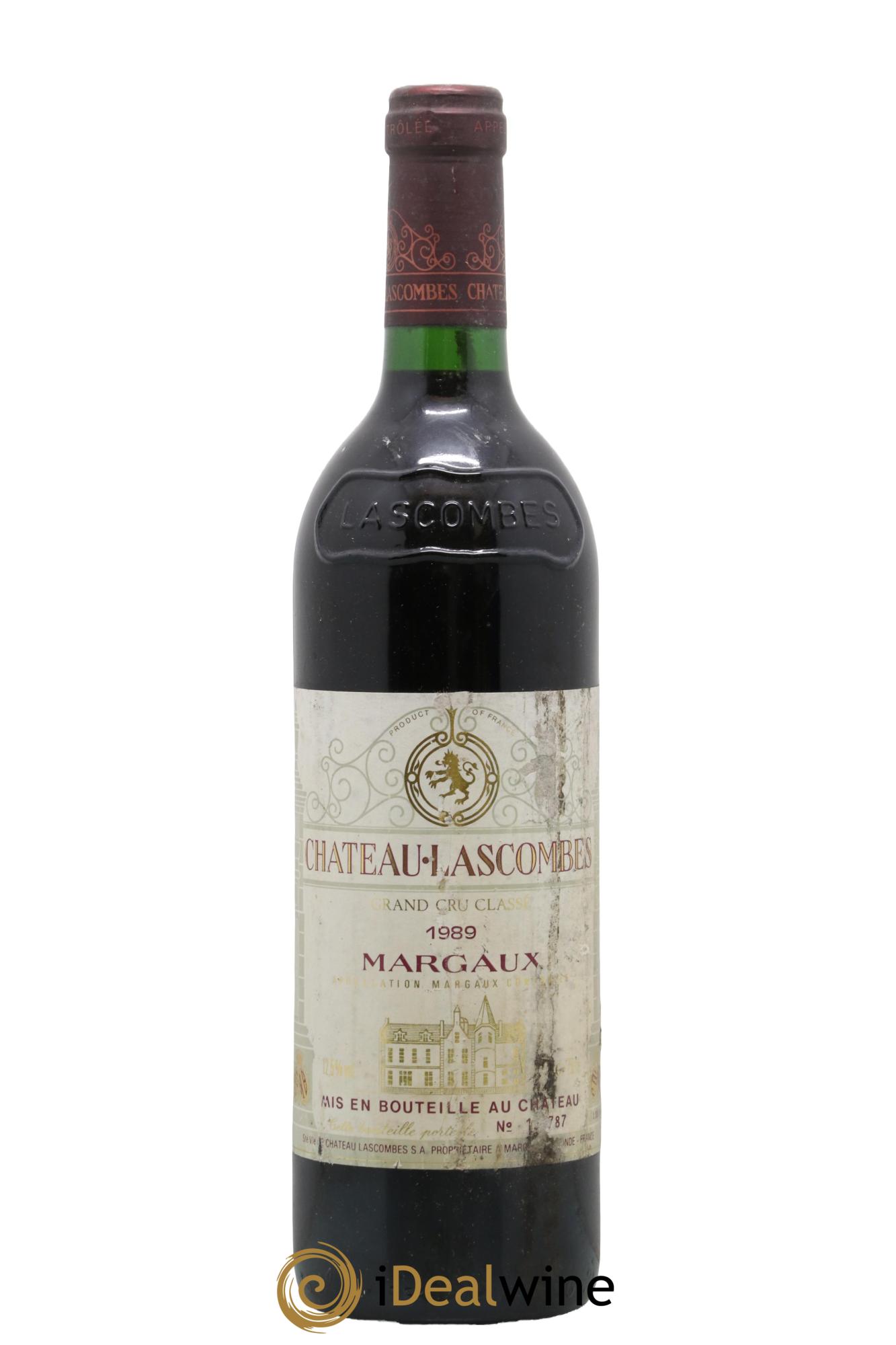 Château Lascombes 2ème Grand Cru Classé 1989 - Posten von 1 Flasche - 0