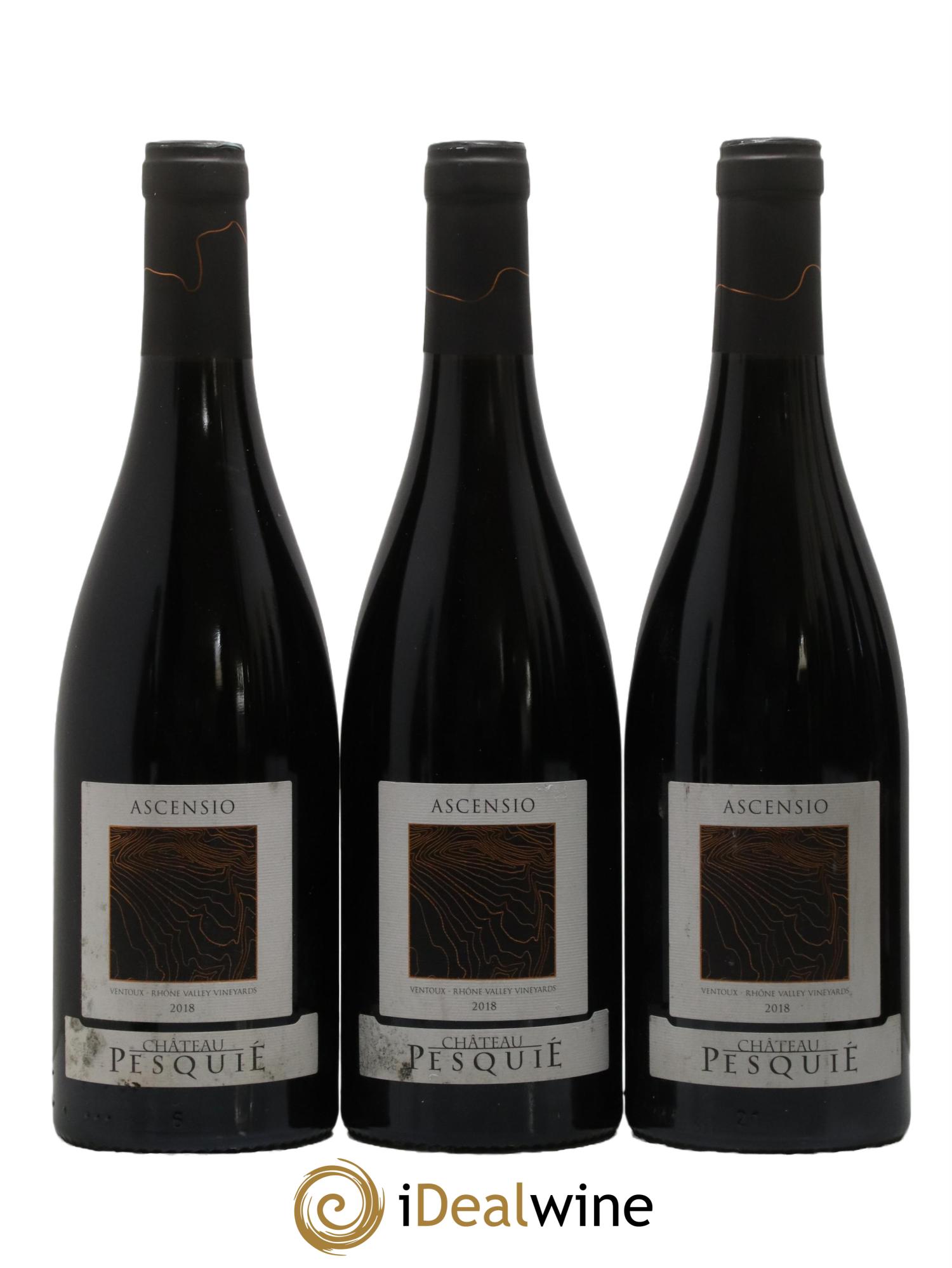 Ventoux Ascensio Château Pesquié 2018 - Lot de 3 bouteilles - 0