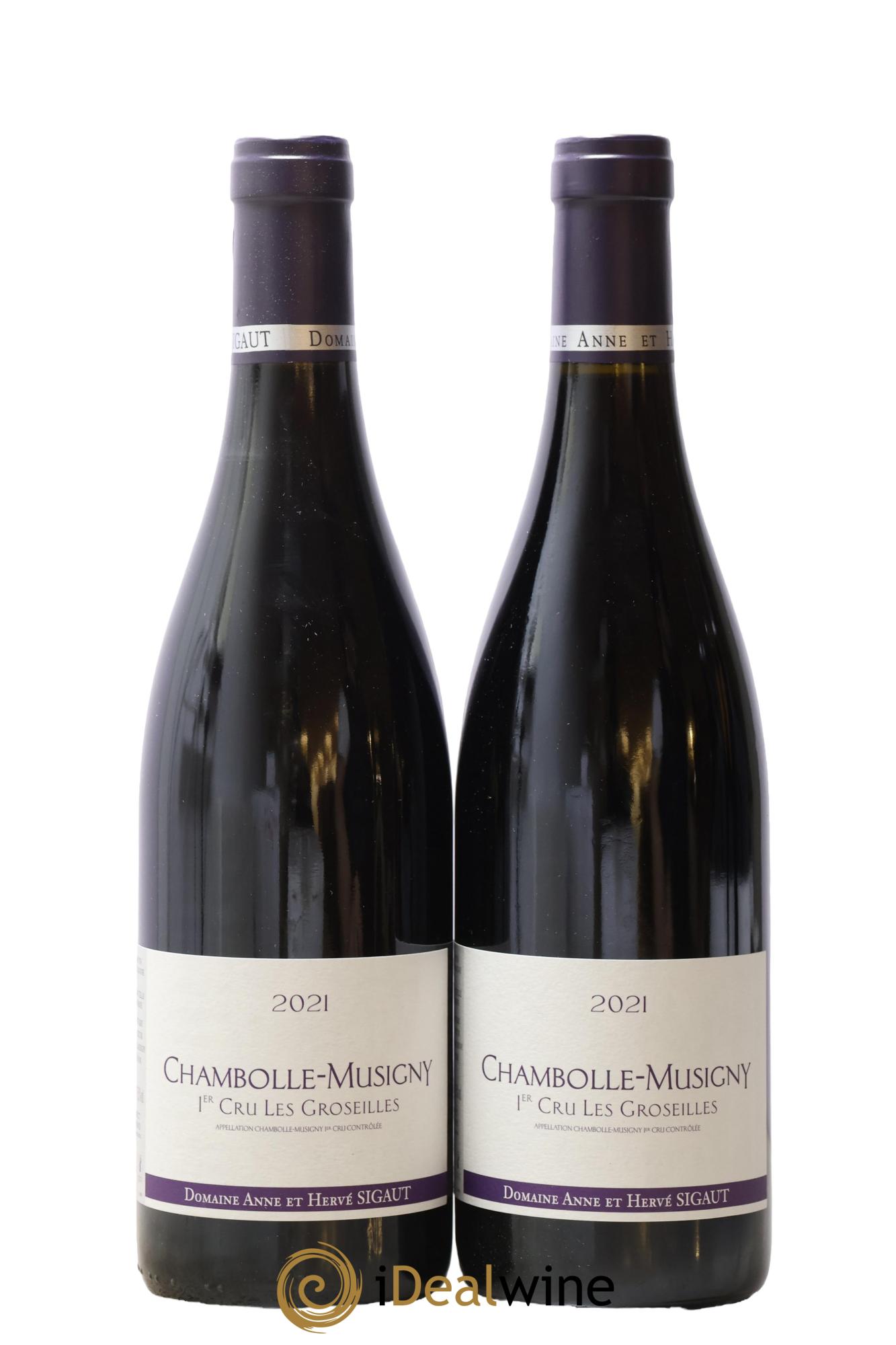 Chambolle-Musigny 1er Cru Les Groseilles Anne et Hervé Sigaut (Domaine) 2021 - Lot de 2 bouteilles - 0