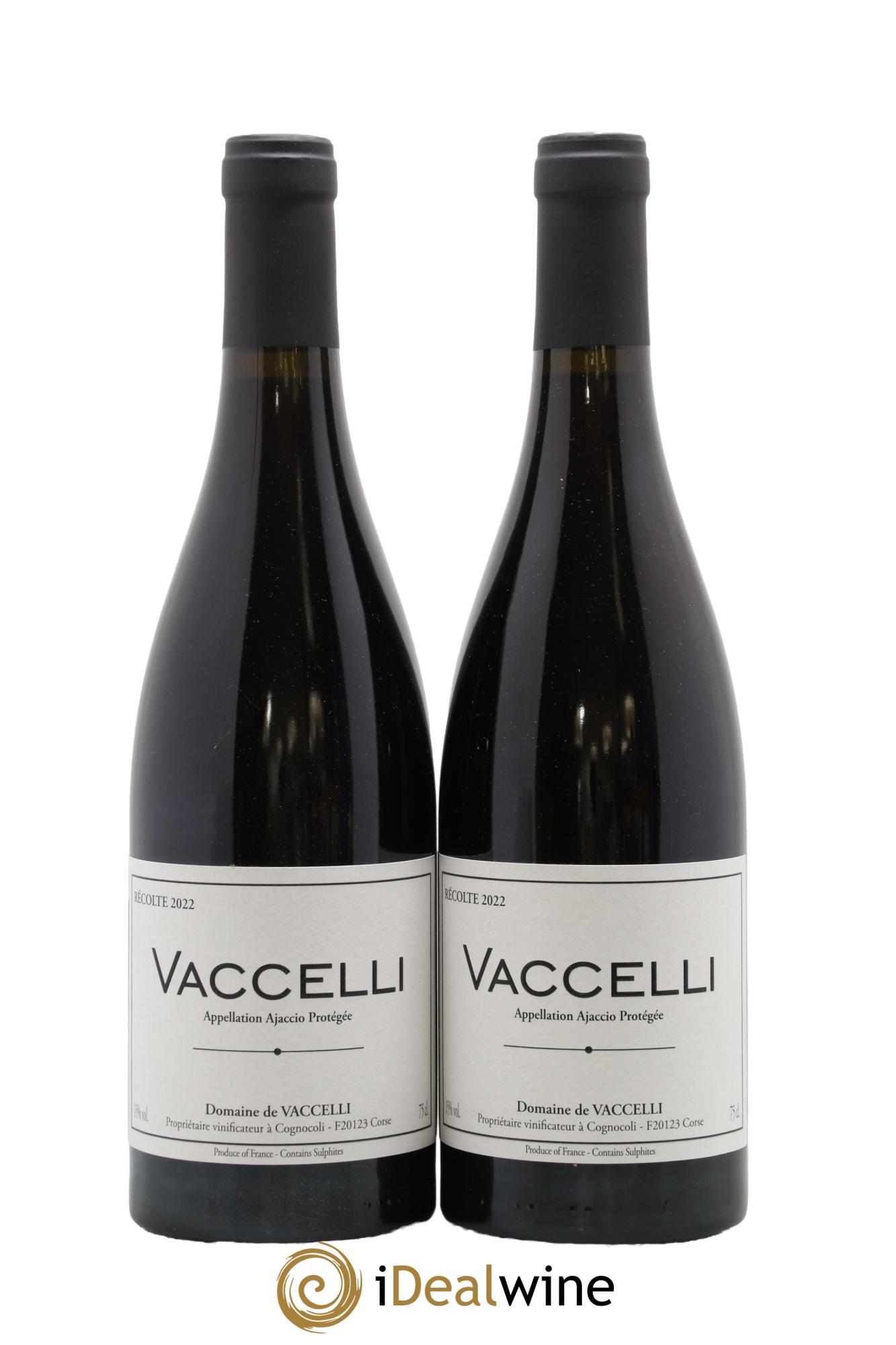 Ajaccio Vaccelli 2022 - Lot de 2 bouteilles - 0
