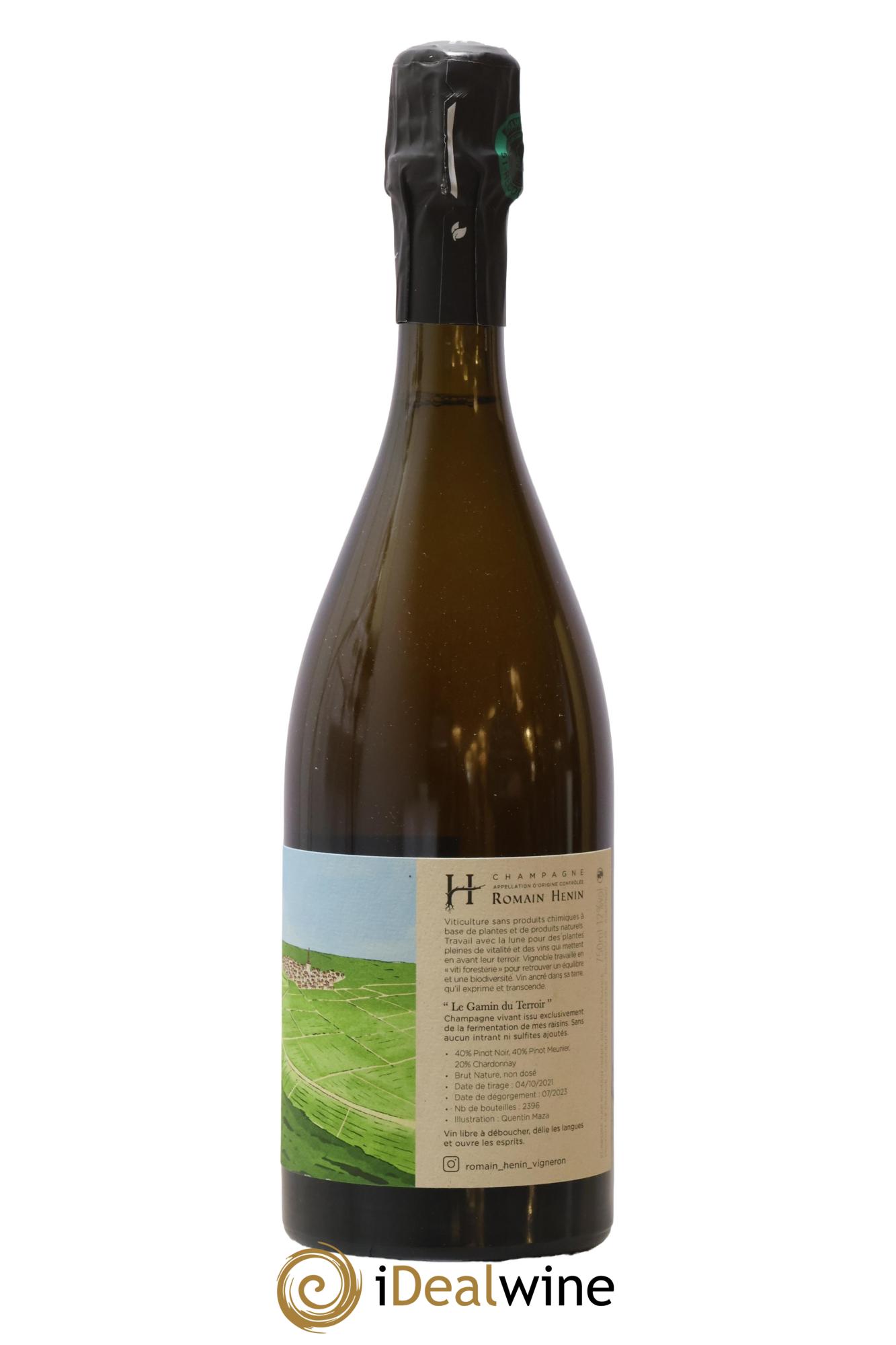 Gamin du Terroir Romain Henin - Lot of 1 bottle - 1