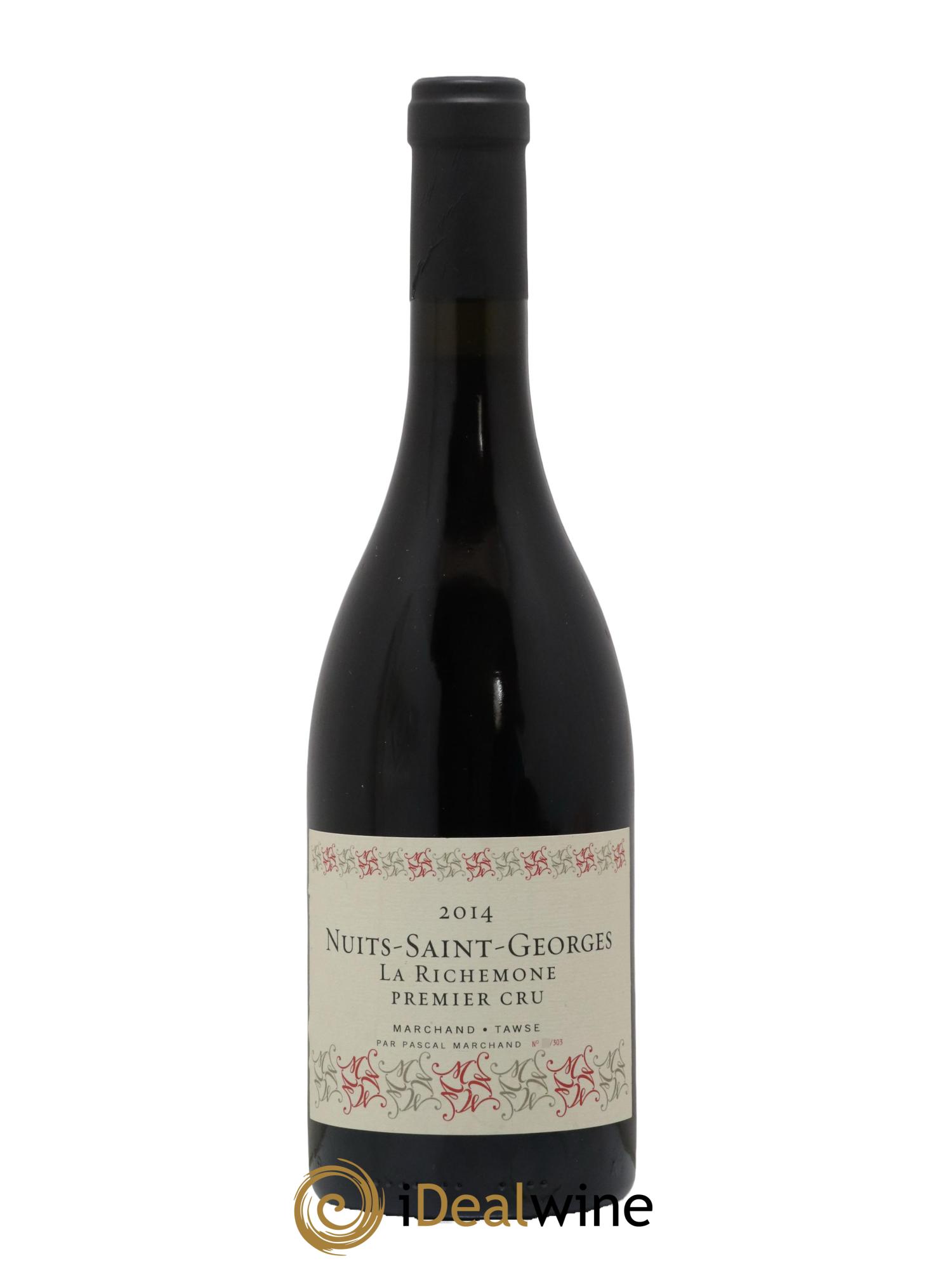 Nuits-Saint-Georges 1er Cru La Richemone Domaine Marchand Tawse 2014 - Lot de 1 bouteille - 0