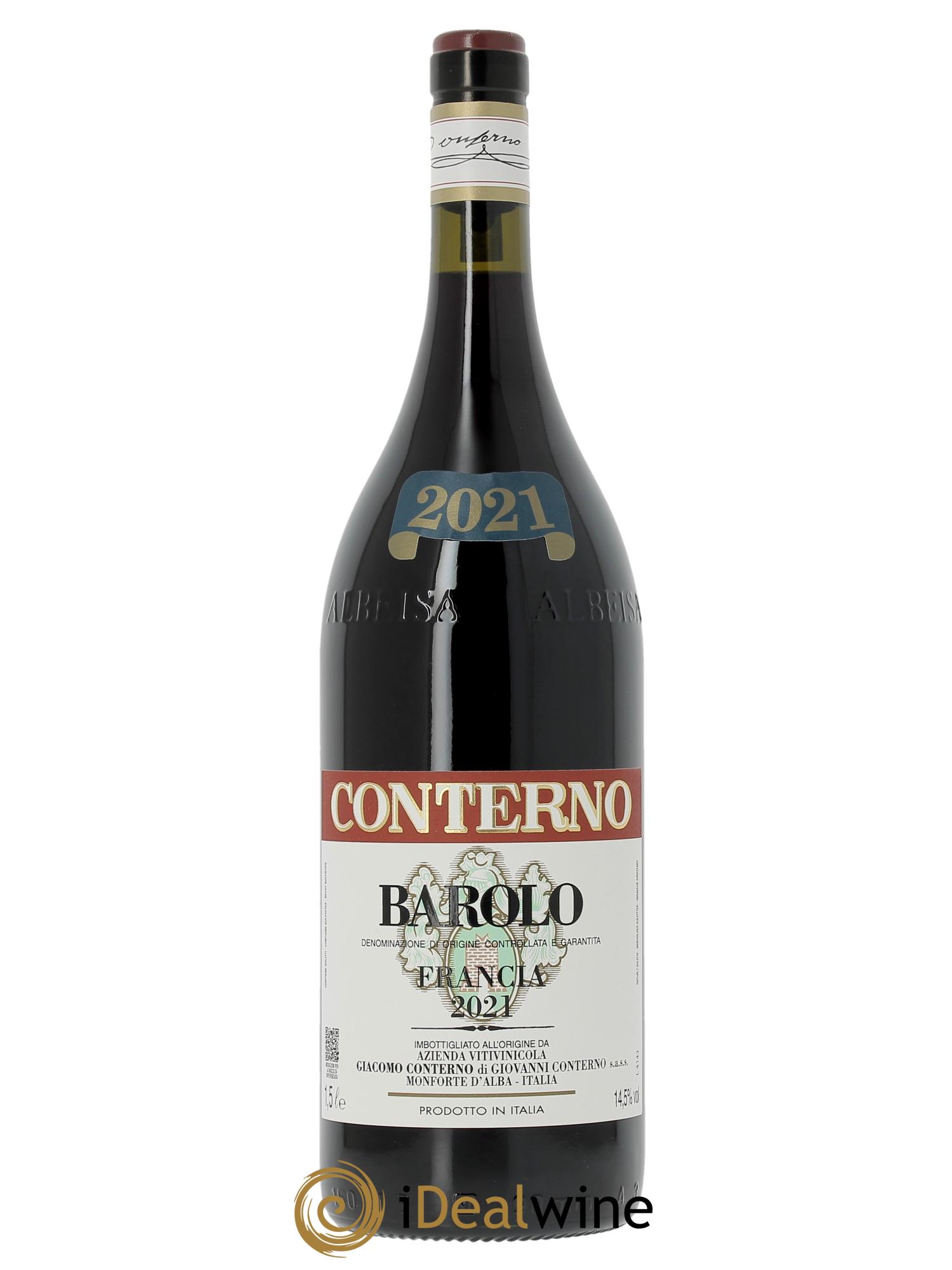 Barolo DOCG Cascina Francia Giacomo Conterno 2021 - Lot de 1 magnum - 1