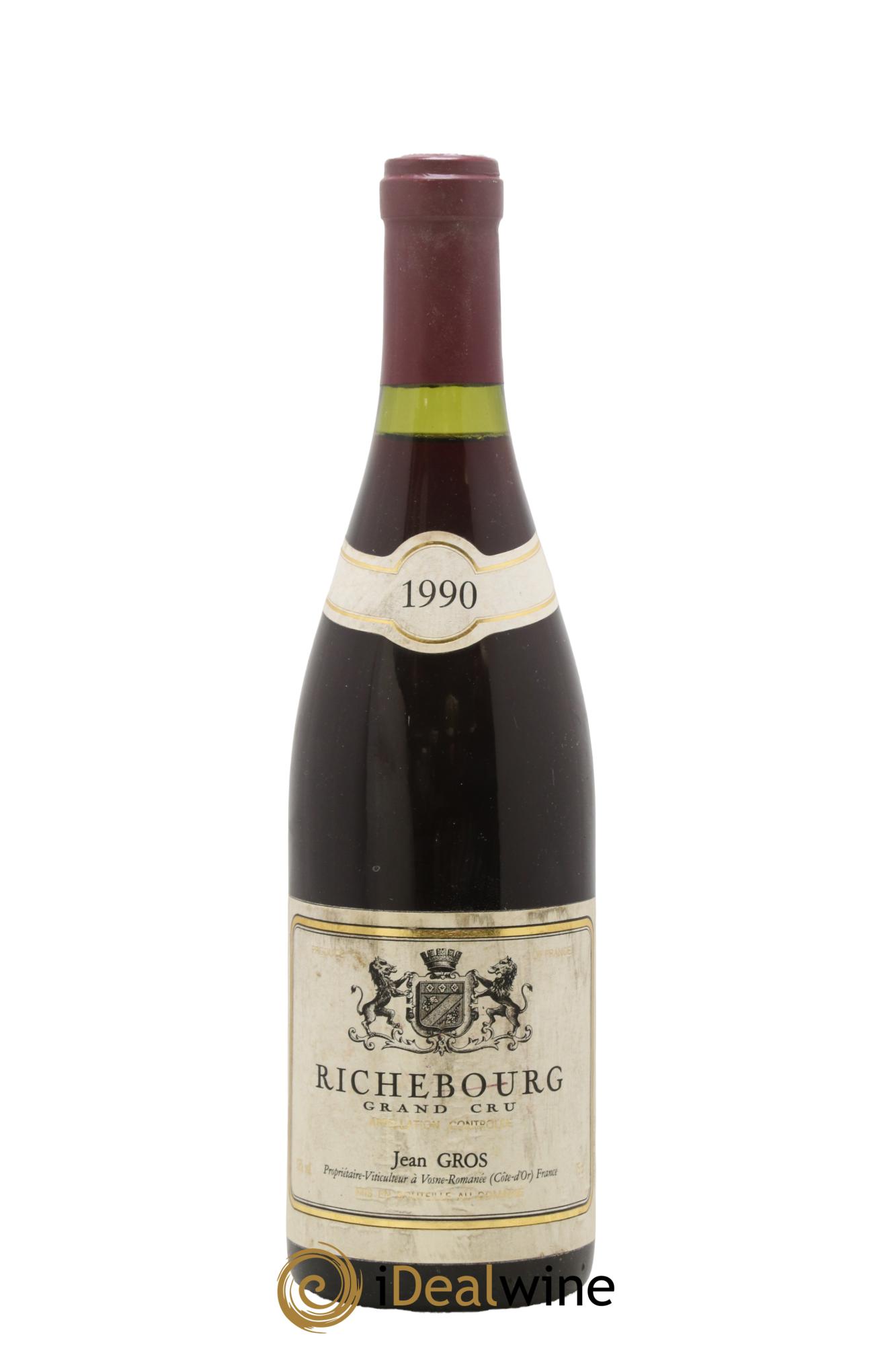 Richebourg Grand Cru Jean Gros 1990 - Lot de 1 bouteille - 0