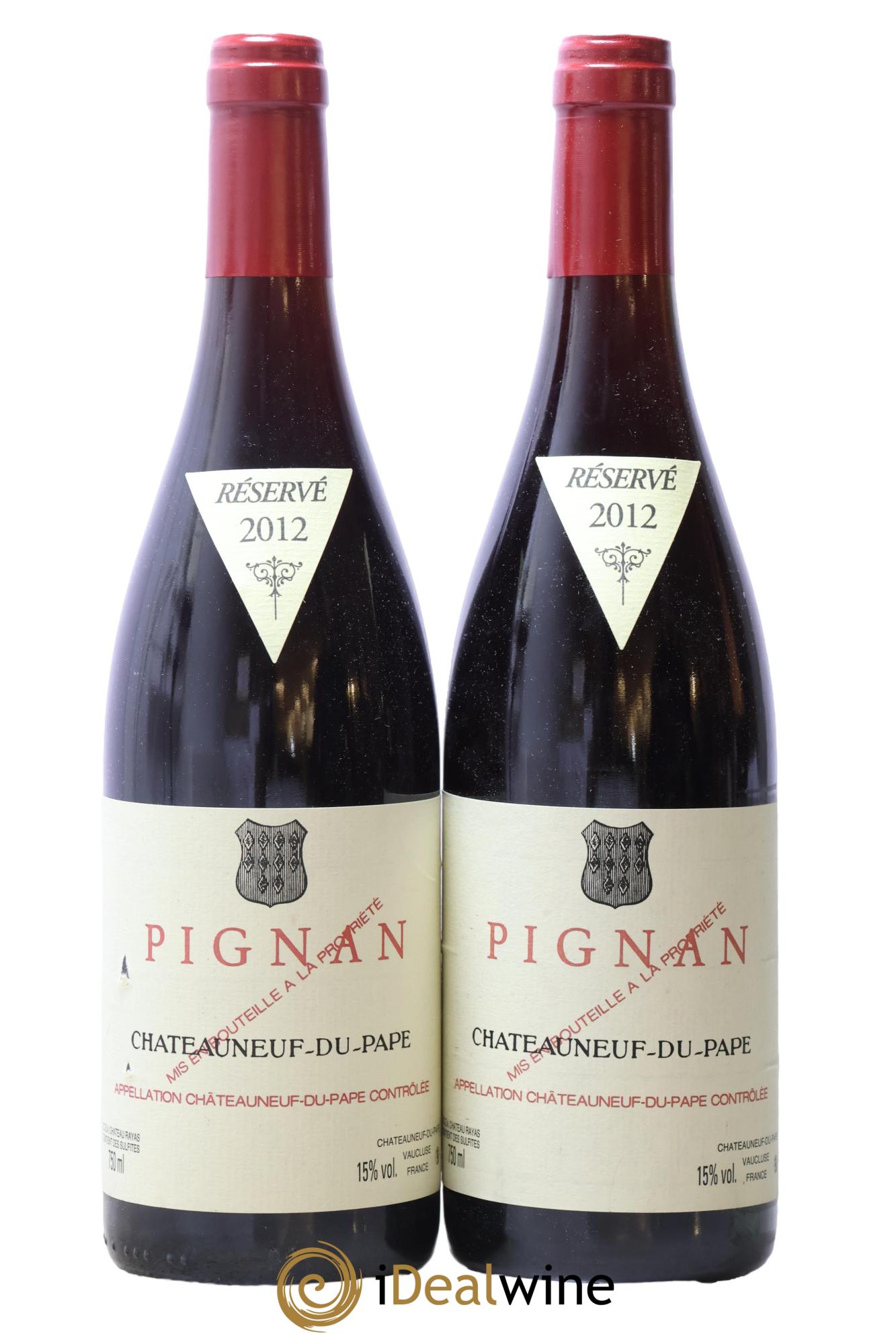 Châteauneuf-du-Pape Pignan Emmanuel Reynaud 2012 - Posten von 2 Flaschen - 0