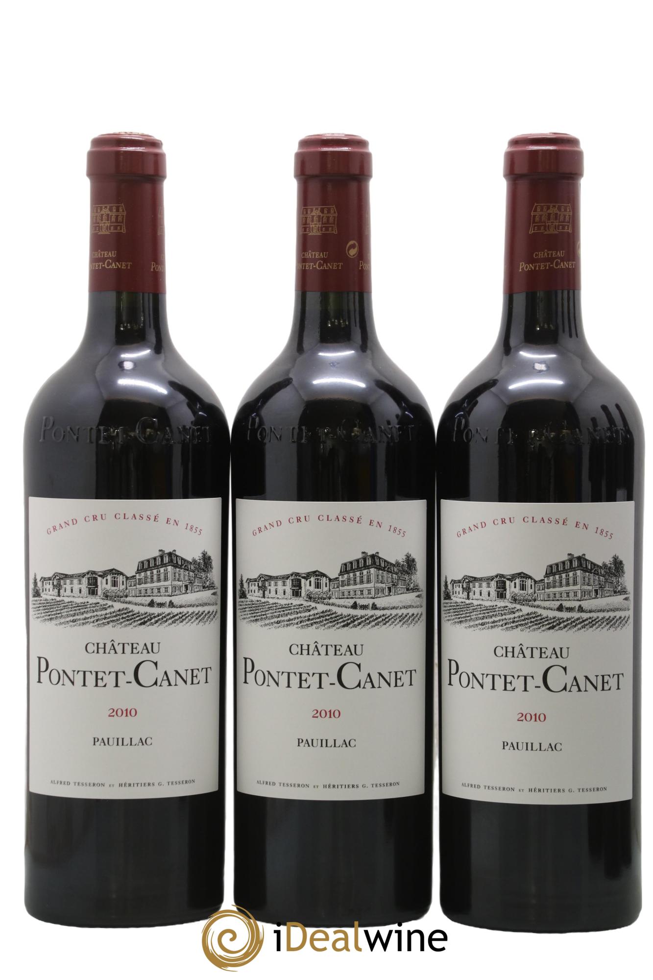 Château Pontet Canet 5ème Grand Cru Classé 2010 - Lotto di 6 bottiglie - 3