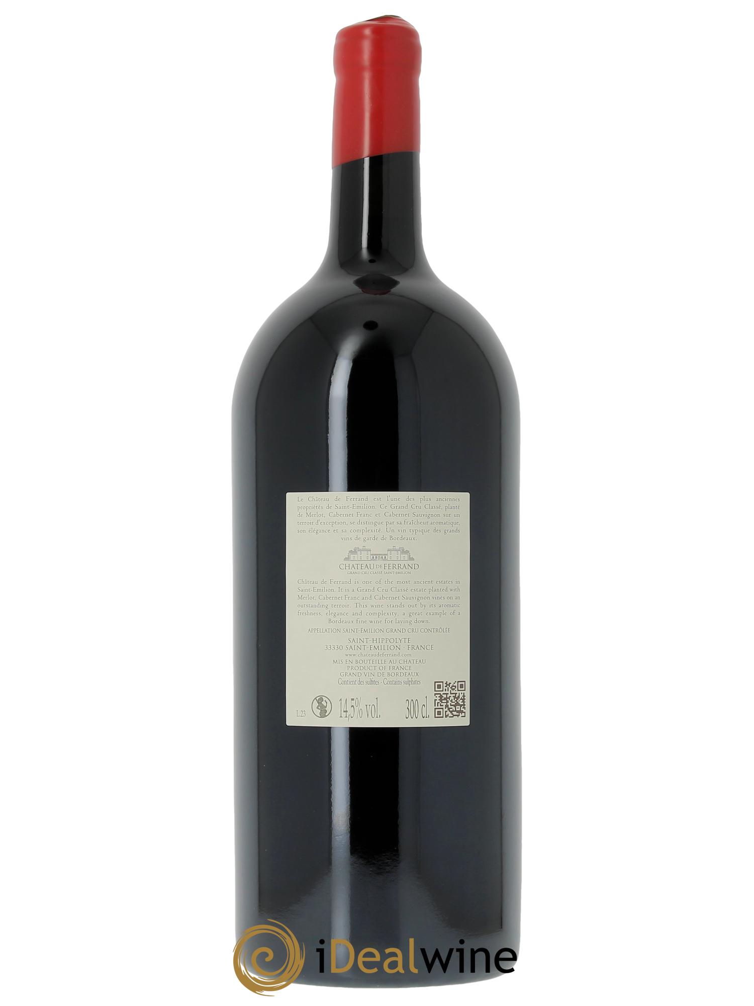 Château de Ferrand Grand Cru Classé  2023 - Lot of 1 double magnum - 1