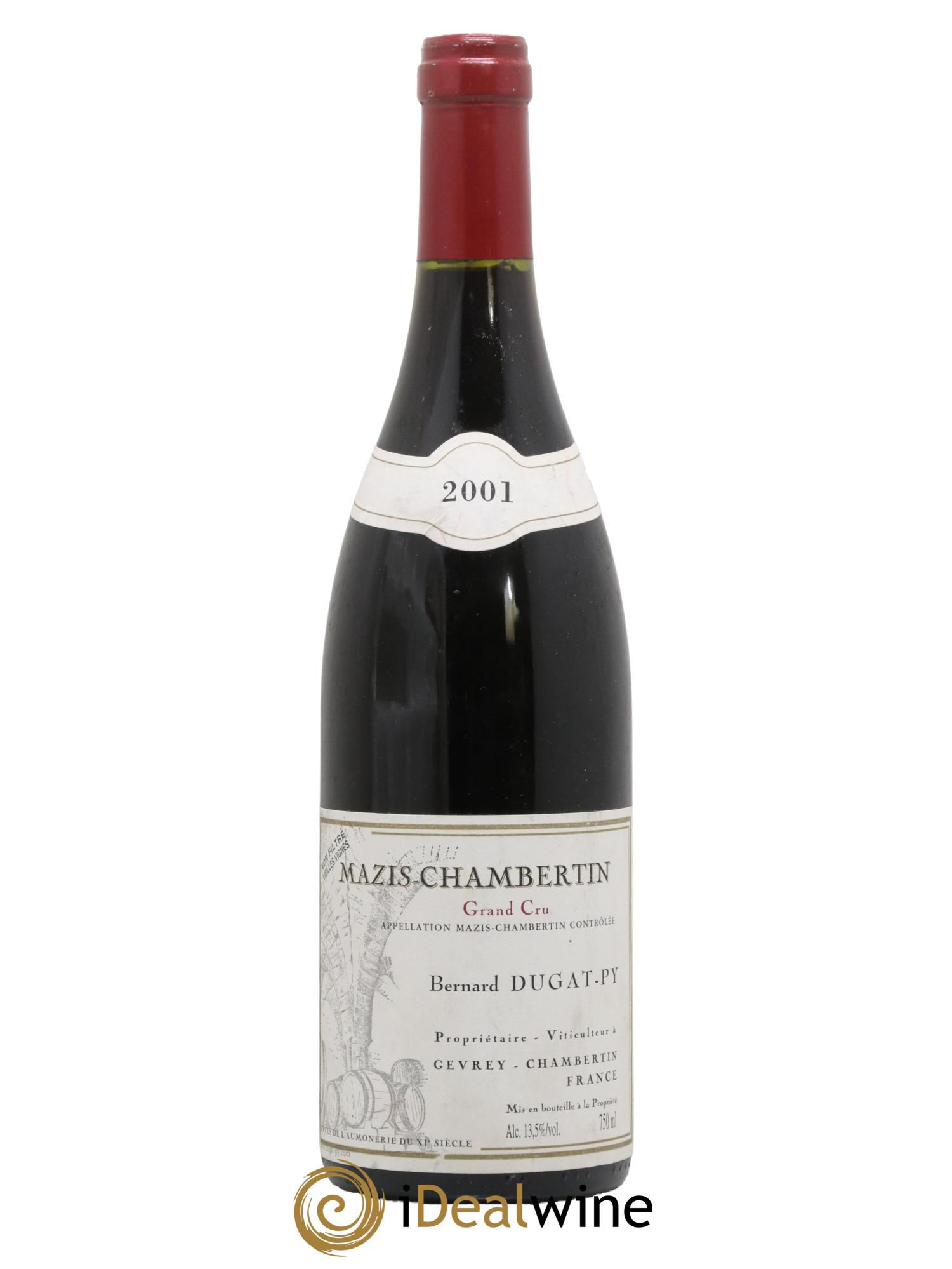 Mazis-Chambertin Grand Cru Vieilles Vignes Dugat-Py 2001 - Lot de 1 bouteille - 0