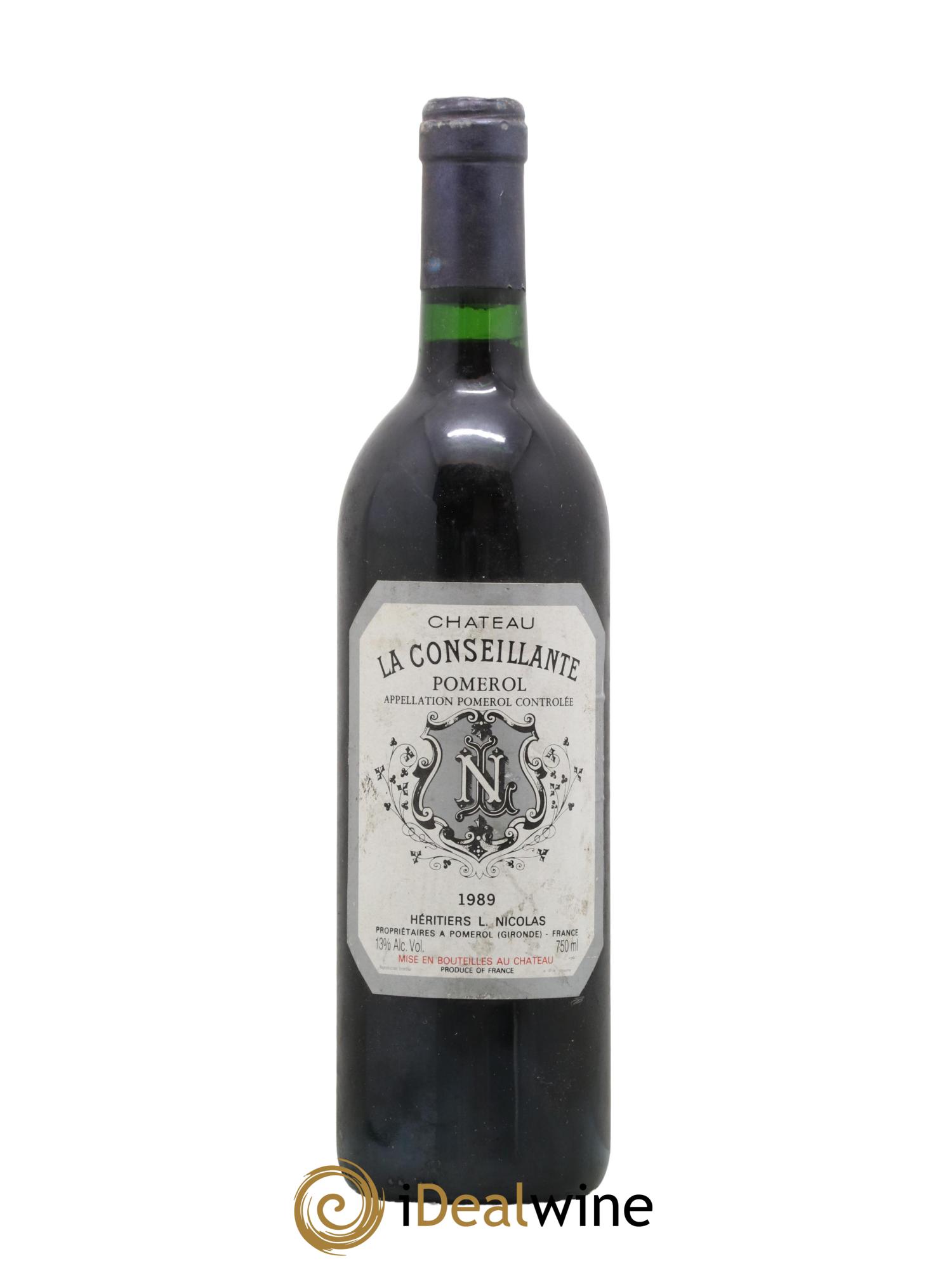 Château la Conseillante 1989 - Lot de 1 bouteille - 0