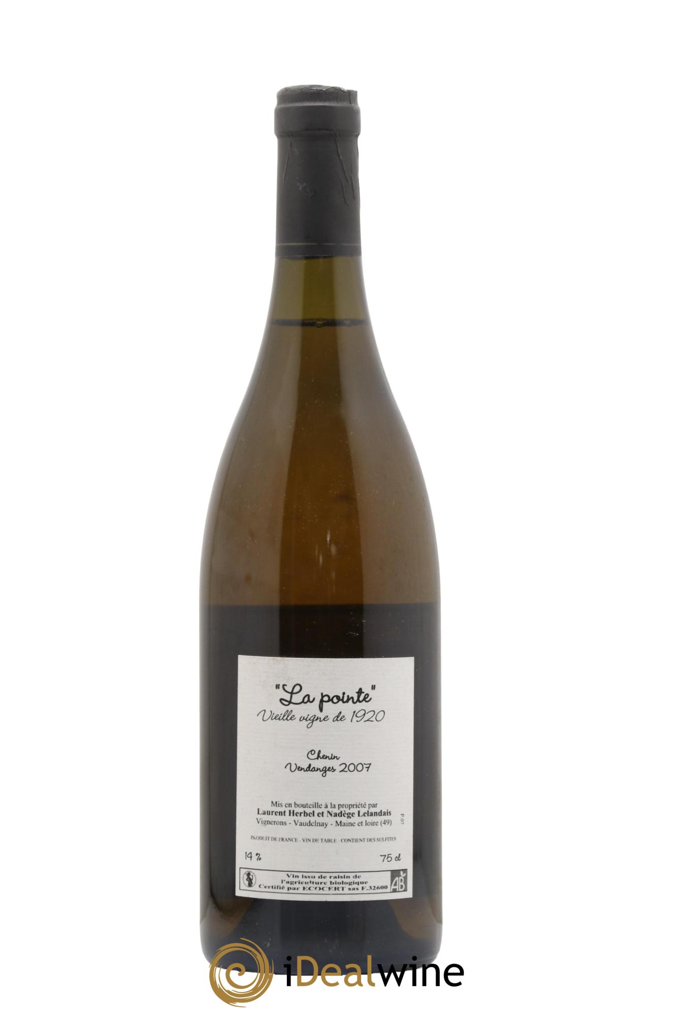 Vin de France La Pointe Vigne de 1920 Domaine Herbel 2007 - Lot de 1 bouteille - 1