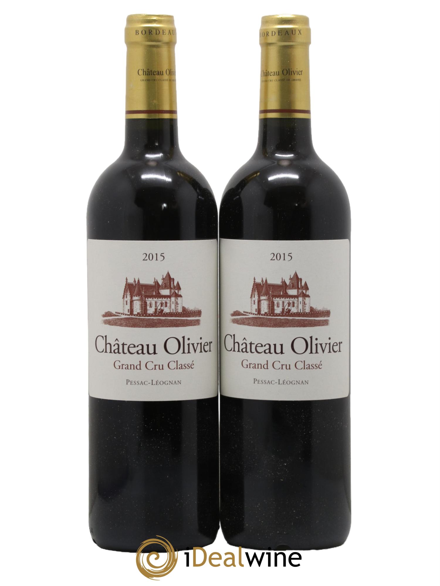 Château Olivier Cru Classé de Graves 2015 - Lot de 2 bouteilles - 0