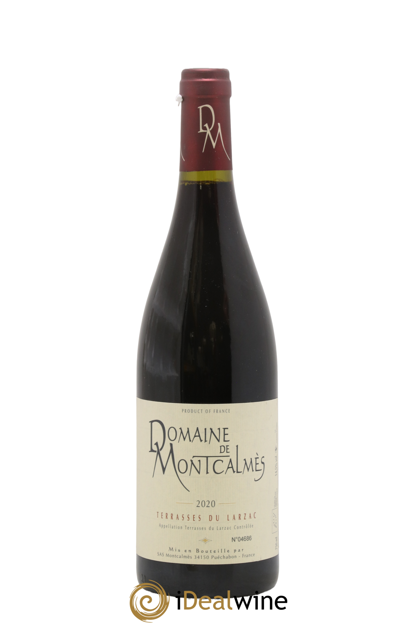Terrasses du Larzac Domaine de Montcalmès Frédéric Pourtalié 2020 - Lot de 1 bouteille - 0