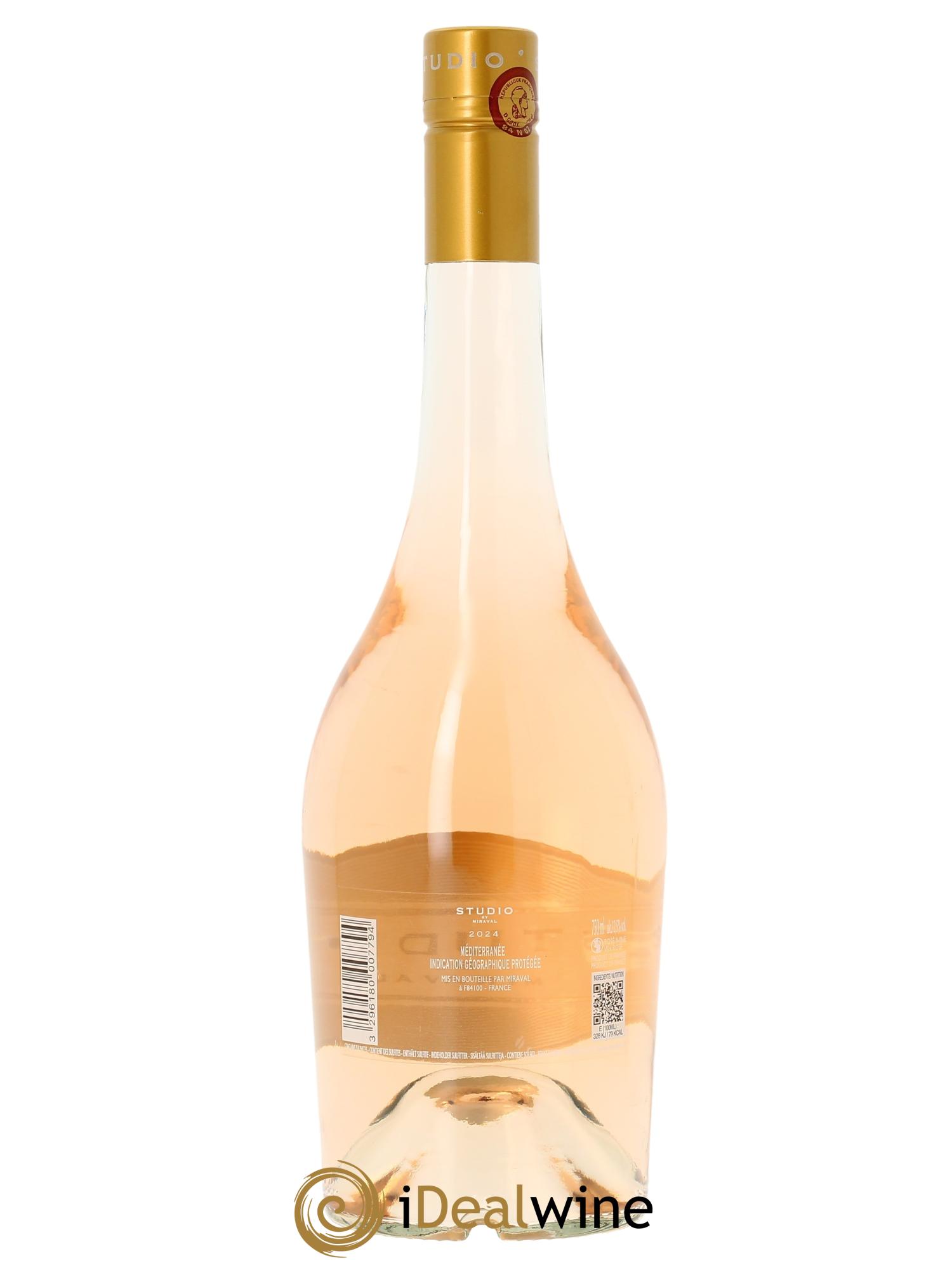IGP Méditerranée  Studio By Miraval  2024 - Lot de 1 bouteille - 1