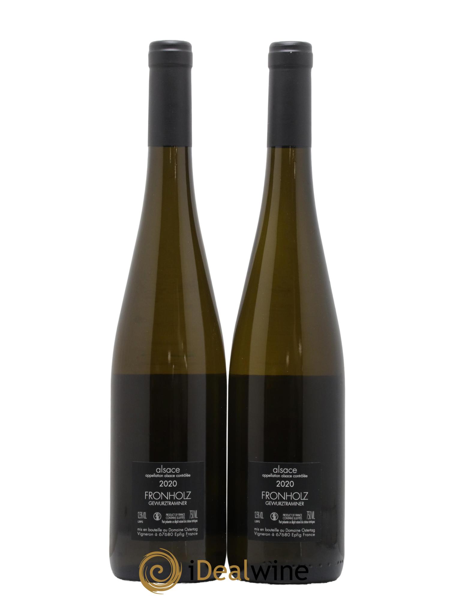 Alsace Gewurztraminer Fronholz A l'Orient d'Eden Ostertag (Domaine) 2020 - Lotto di 2 bottiglie - 1