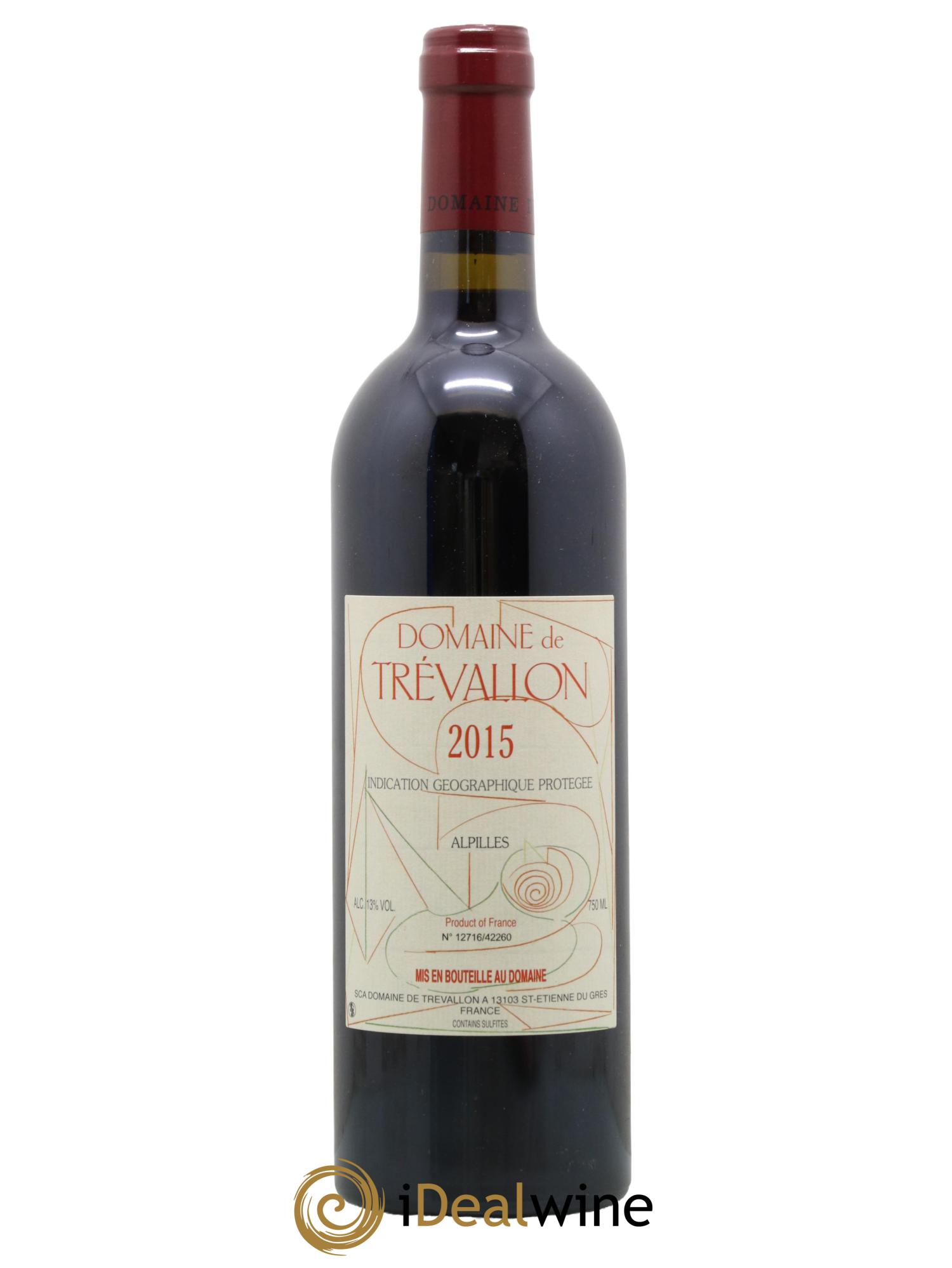 IGP Alpilles Trévallon (Domaine de) Eloi Dürrbach 2015 - Lot of 1 bottle - 0