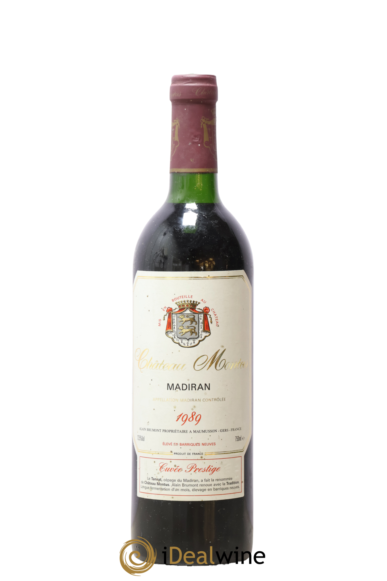 Madiran Château Montus-Prestige Alain Brumont 1989 - Lot de 1 bouteille - 0