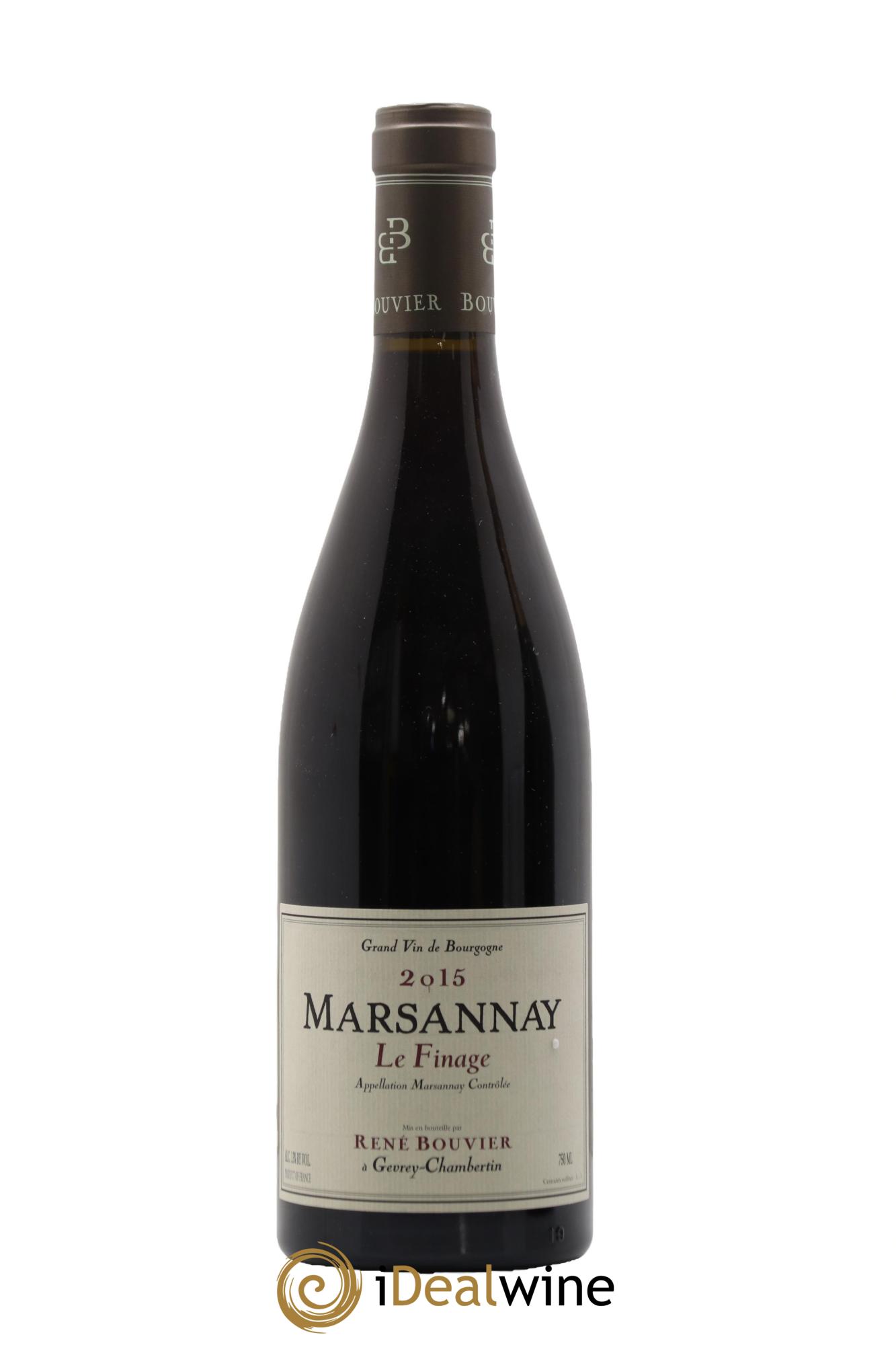 Marsannay Le Finage René Bouvier (Domaine) 2015 - Lot de 1 bouteille - 0