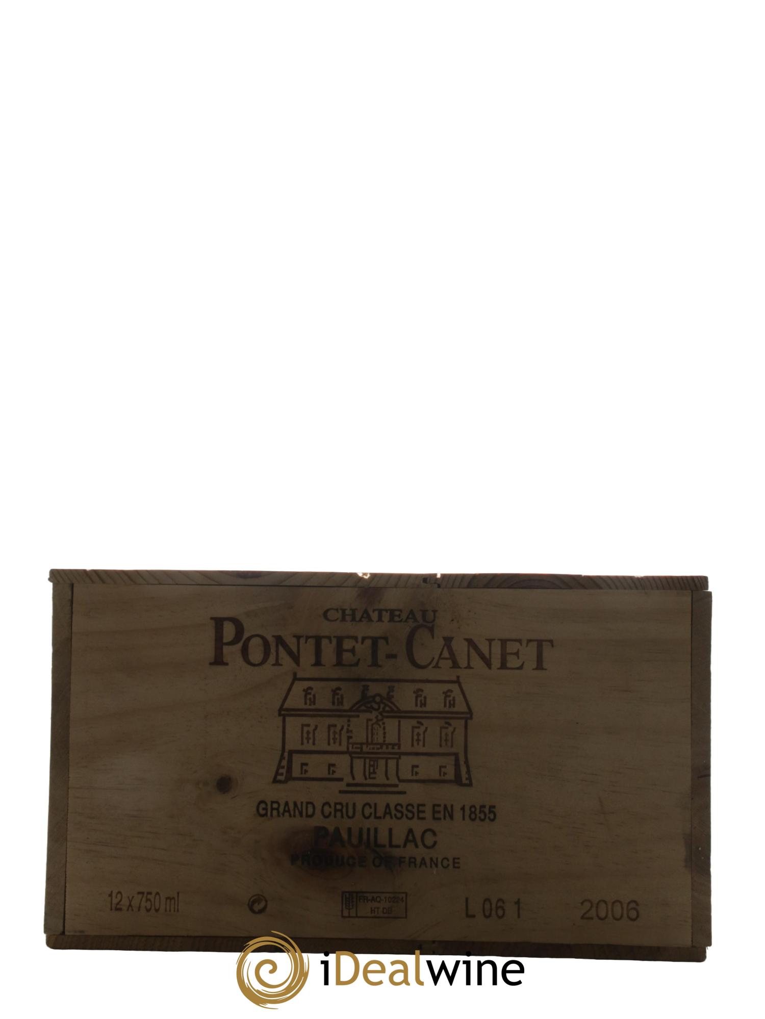 Château Pontet Canet 5ème Grand Cru Classé 2006 - Lot de 12 bouteilles - 5