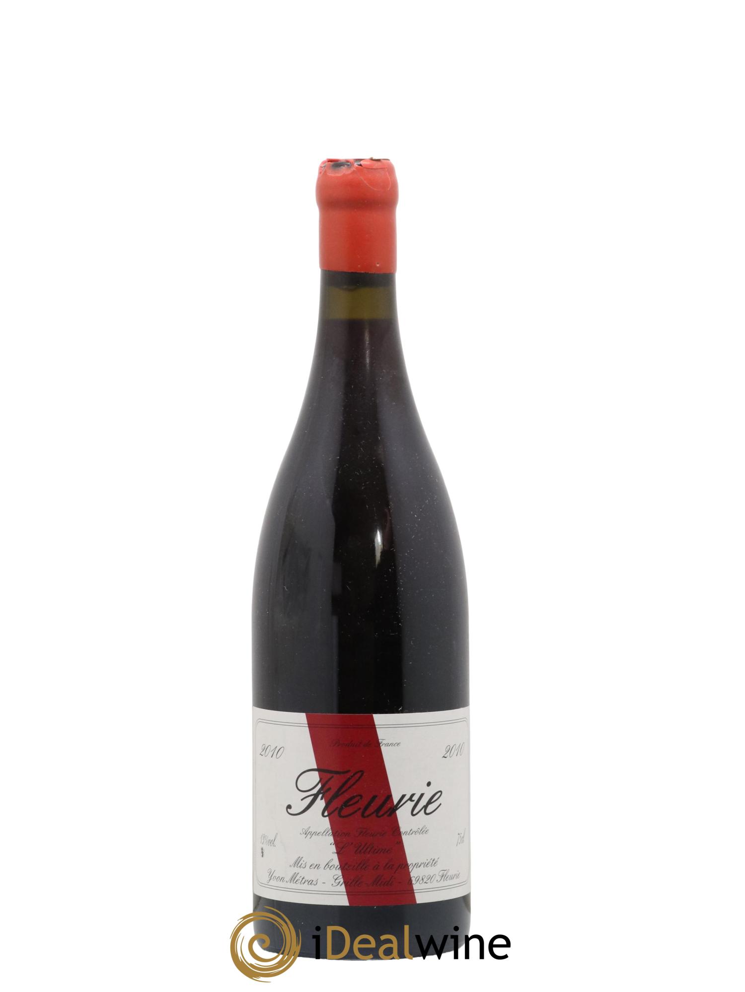 Fleurie l'Ultime Yvon Métras 2010 - Lot de 1 bouteille - 0
